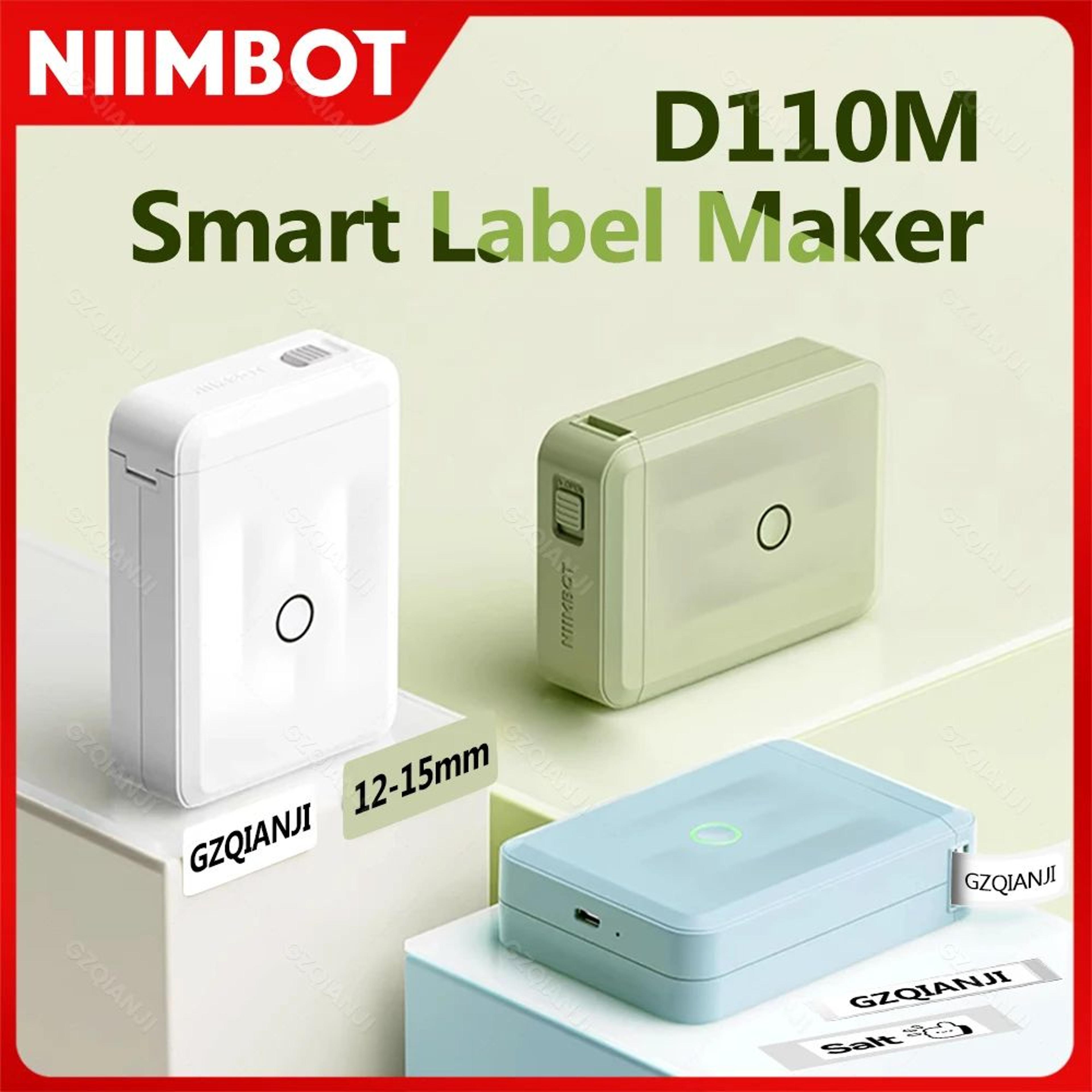 niimbot d110 portable thermal label printer for home and office