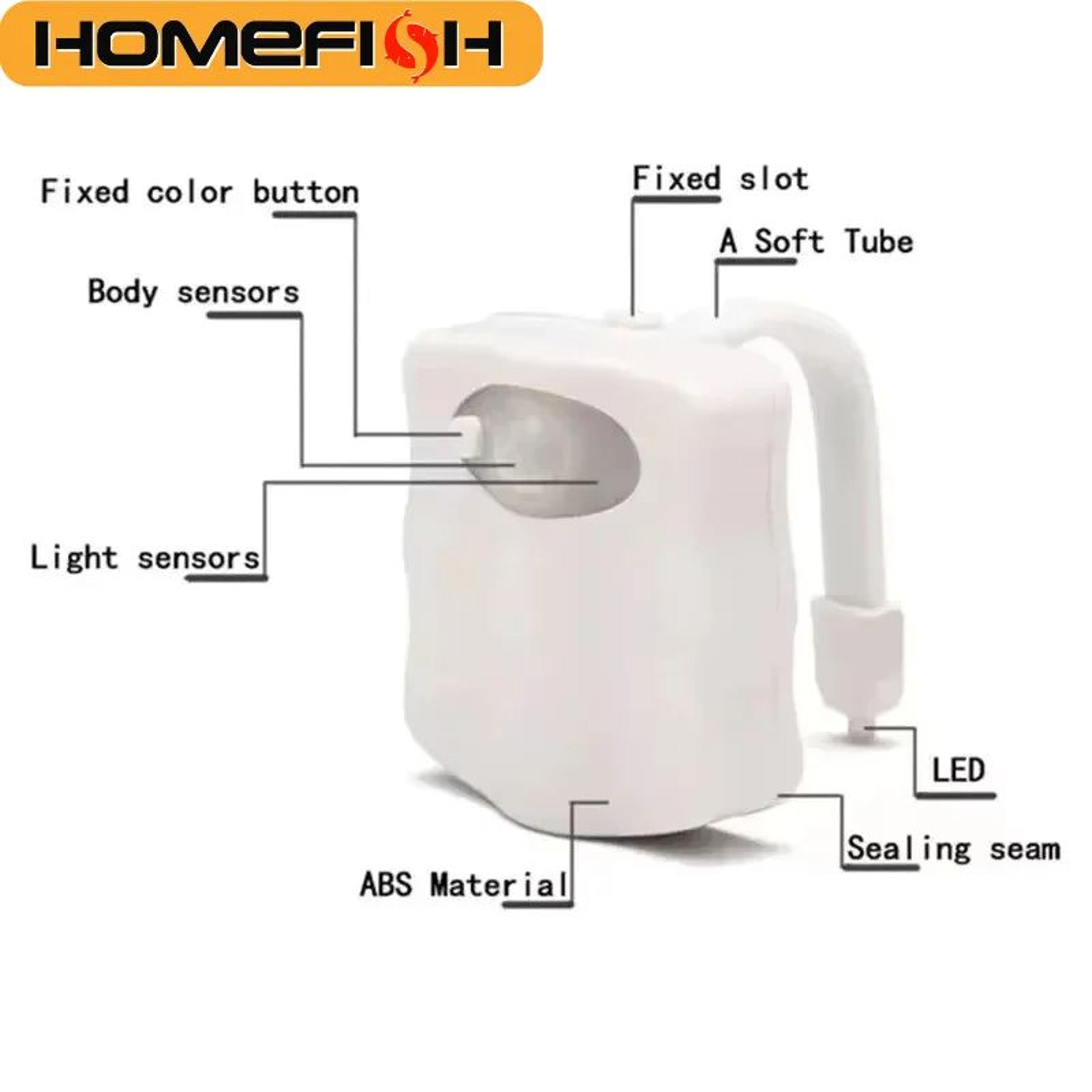 homefish mini rechargeable motion sensor colorful bathroom night light