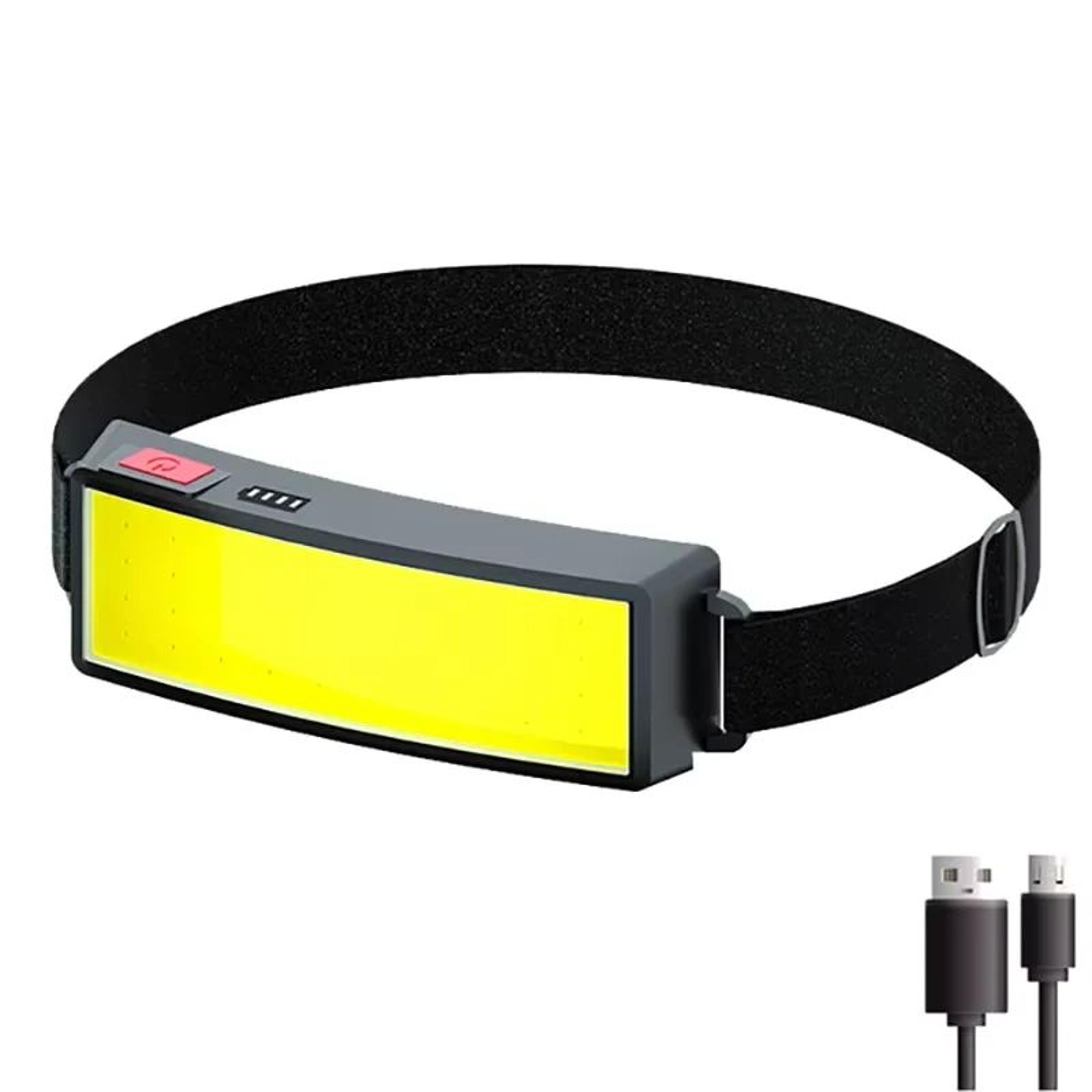 usb rechargeable cob led headlamp for camping and fishing