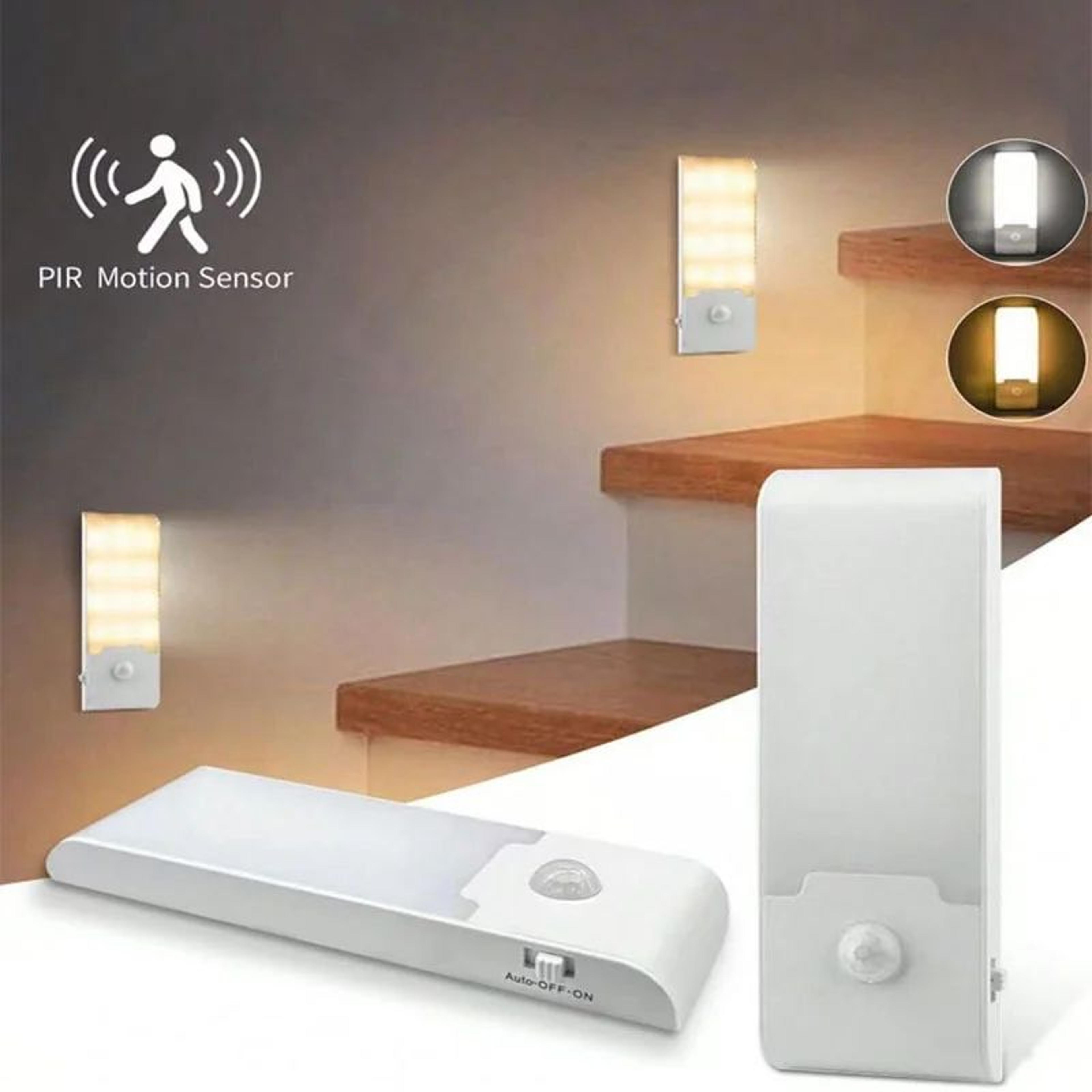 rechargeable motion sensor led night light for bedrooms and hallways