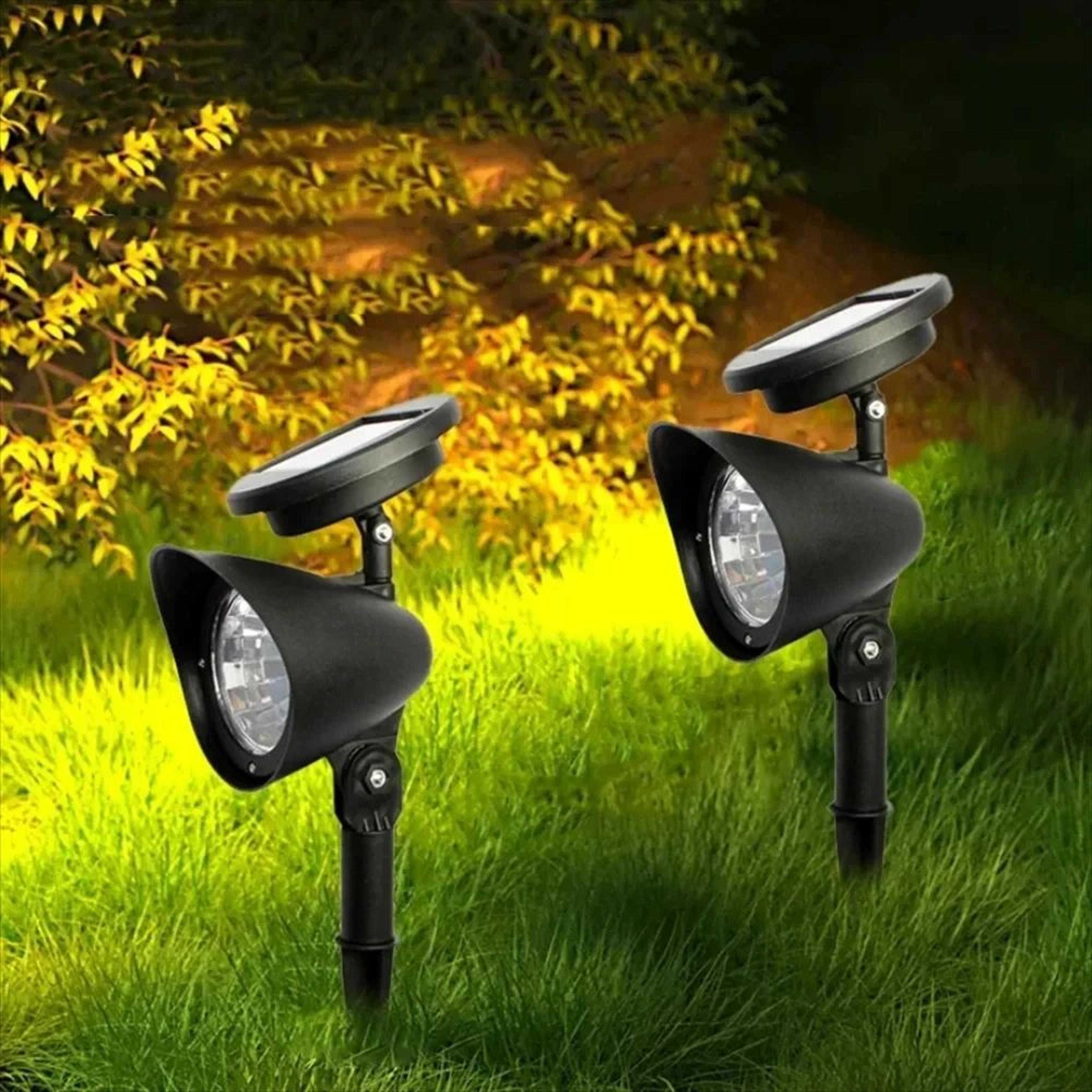 solar led garden spotlight ip65 outdoor landscape light