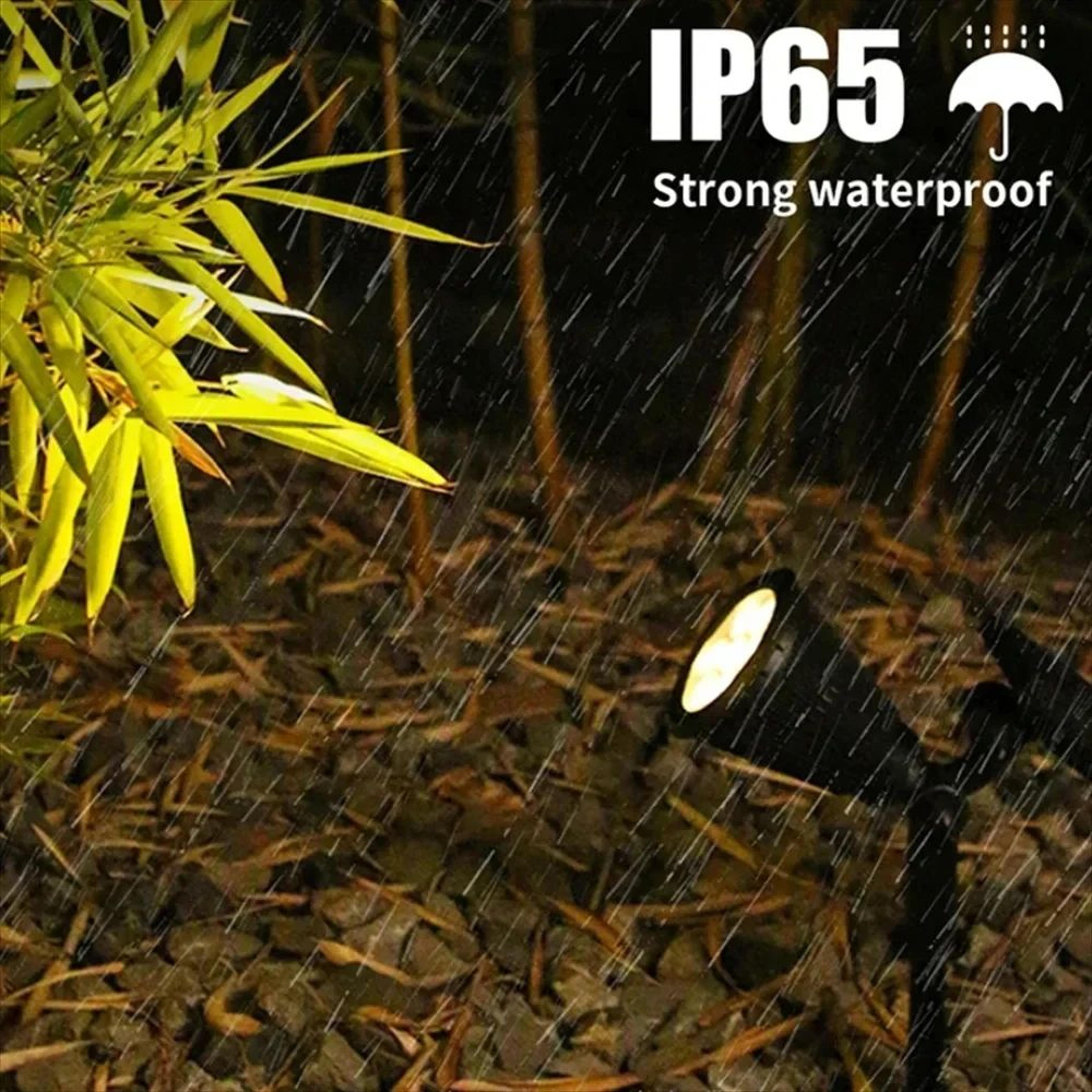 solar led garden spotlight ip65 outdoor landscape light for lawn courtyard pathway