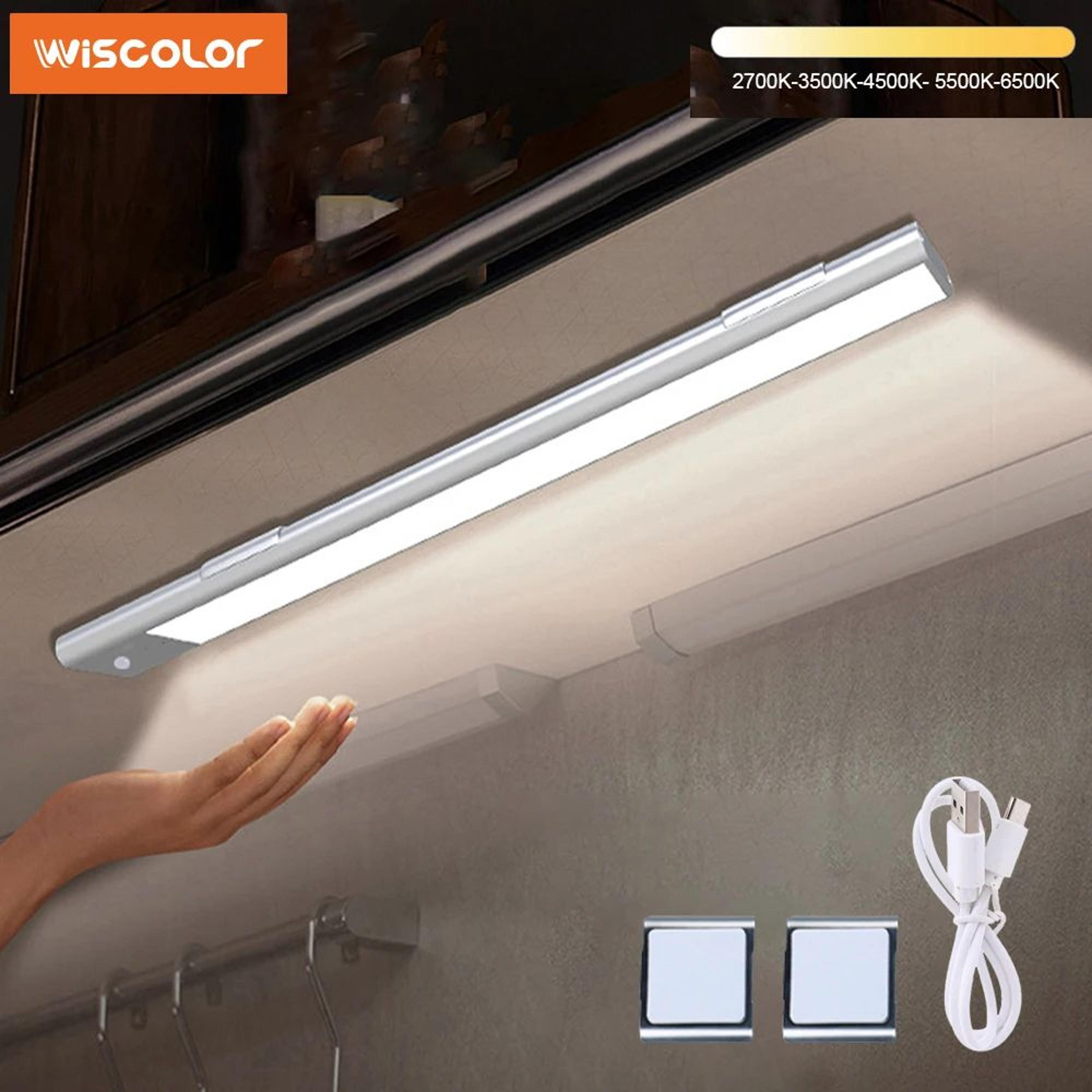 usb rechargeable motion sensor led cabinet light for kitchen and wardrobe