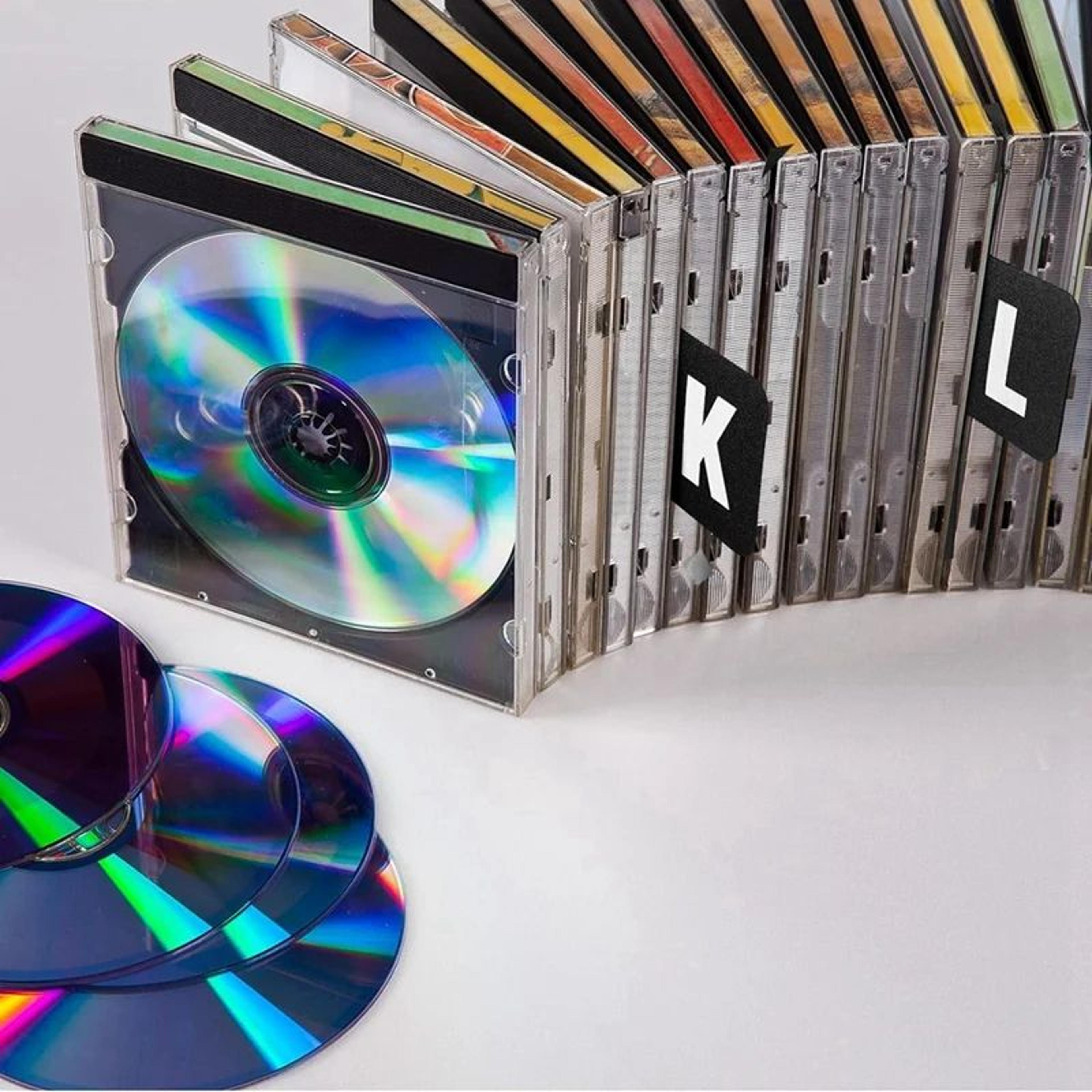26 Piece Alphabetical Vinyl Record And DVD Organizer Dividers 2