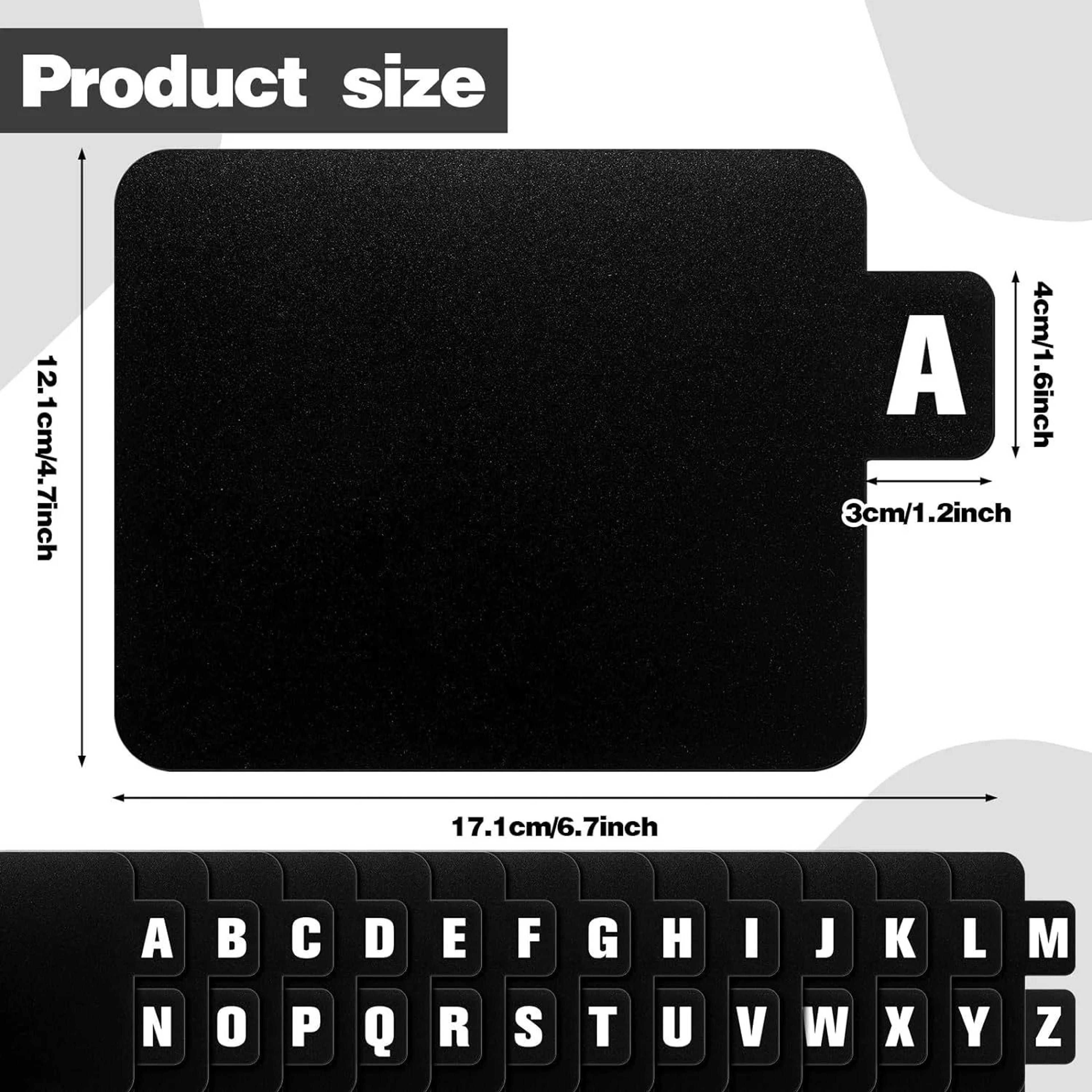 26 Piece Alphabetical Vinyl Record And DVD Organizer Dividers 5