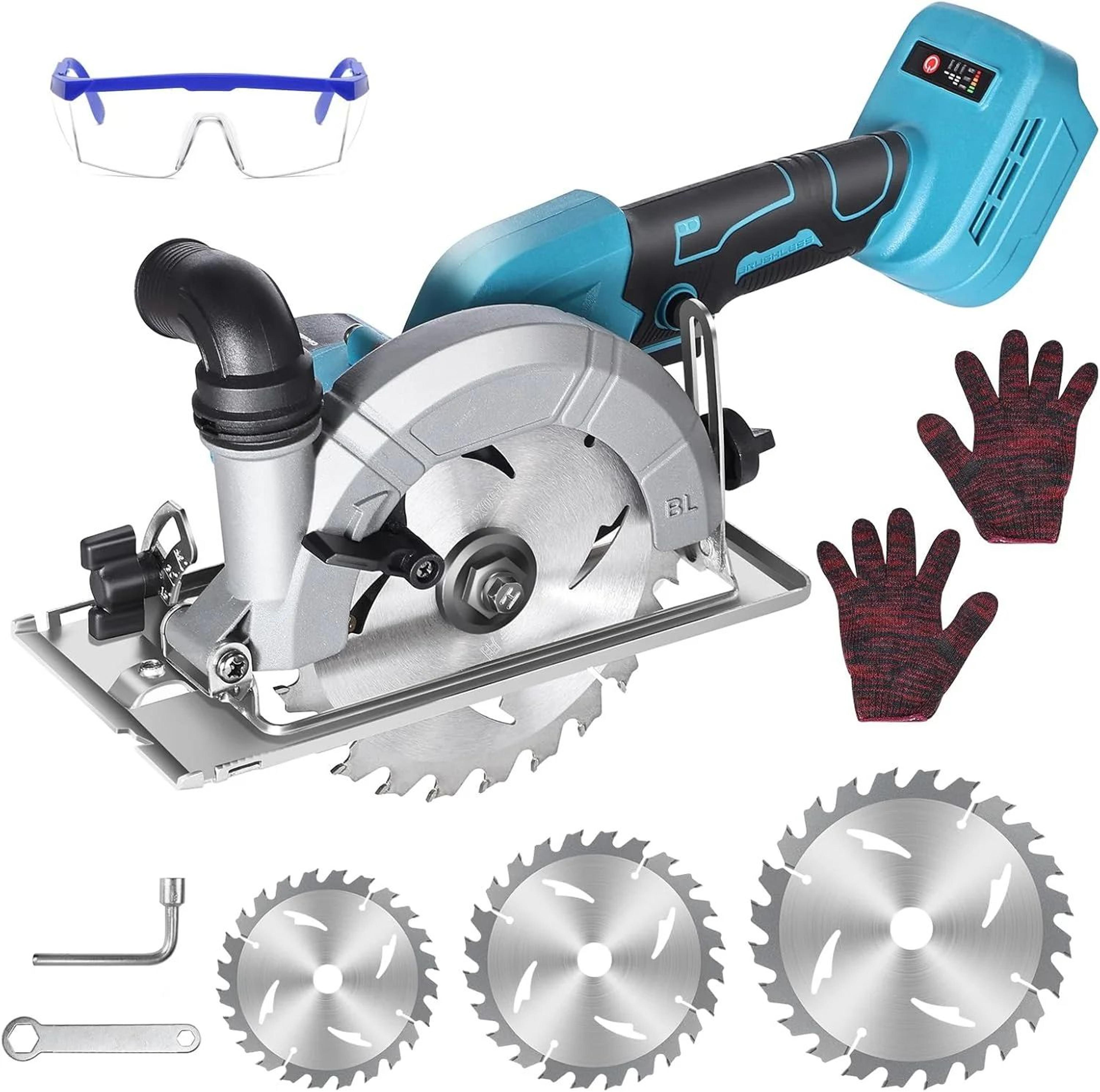 1100w brushless cordless circular saw compatible with makita 18v battery