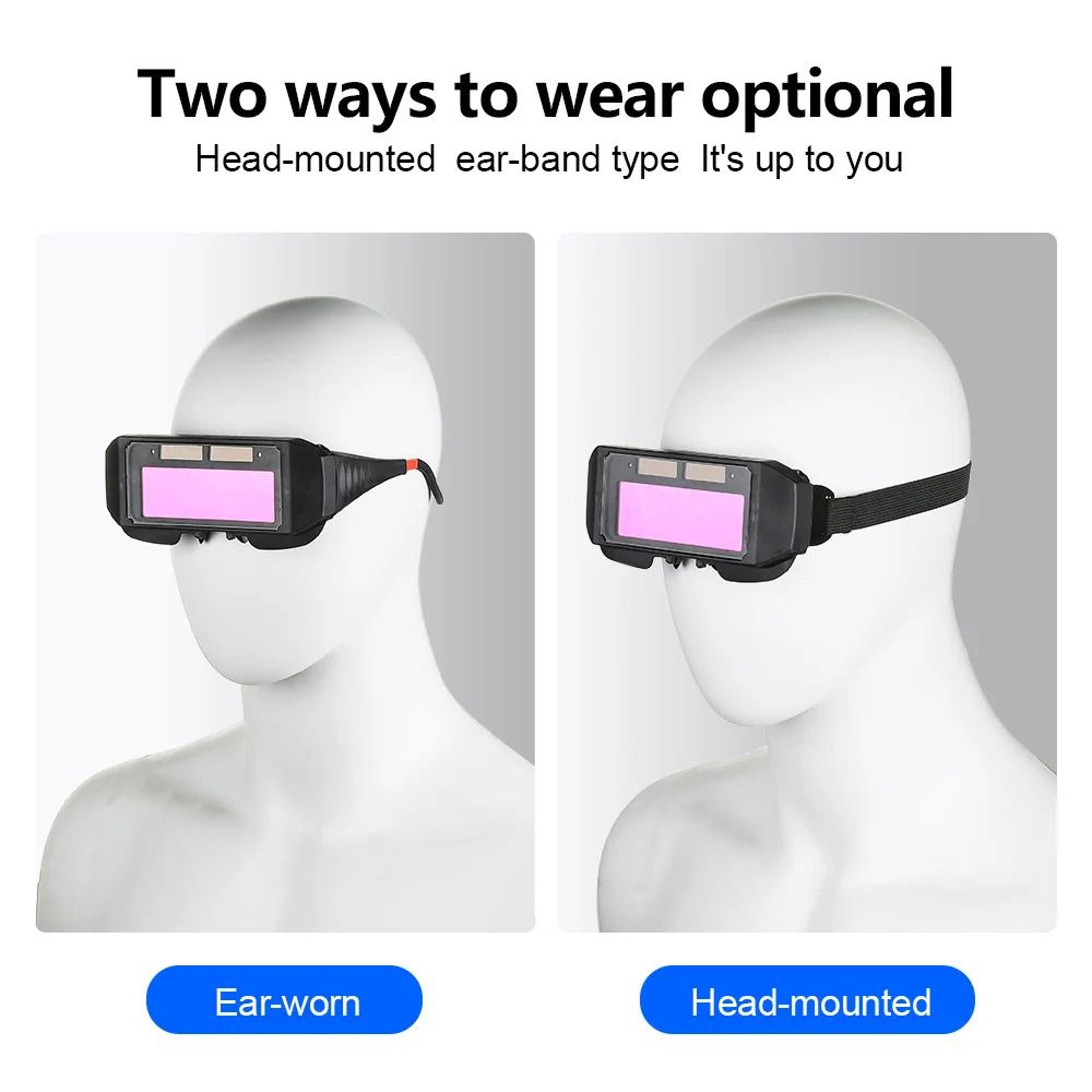 Auto Darkening Welding Goggles With Automatic Light Adjustment 2