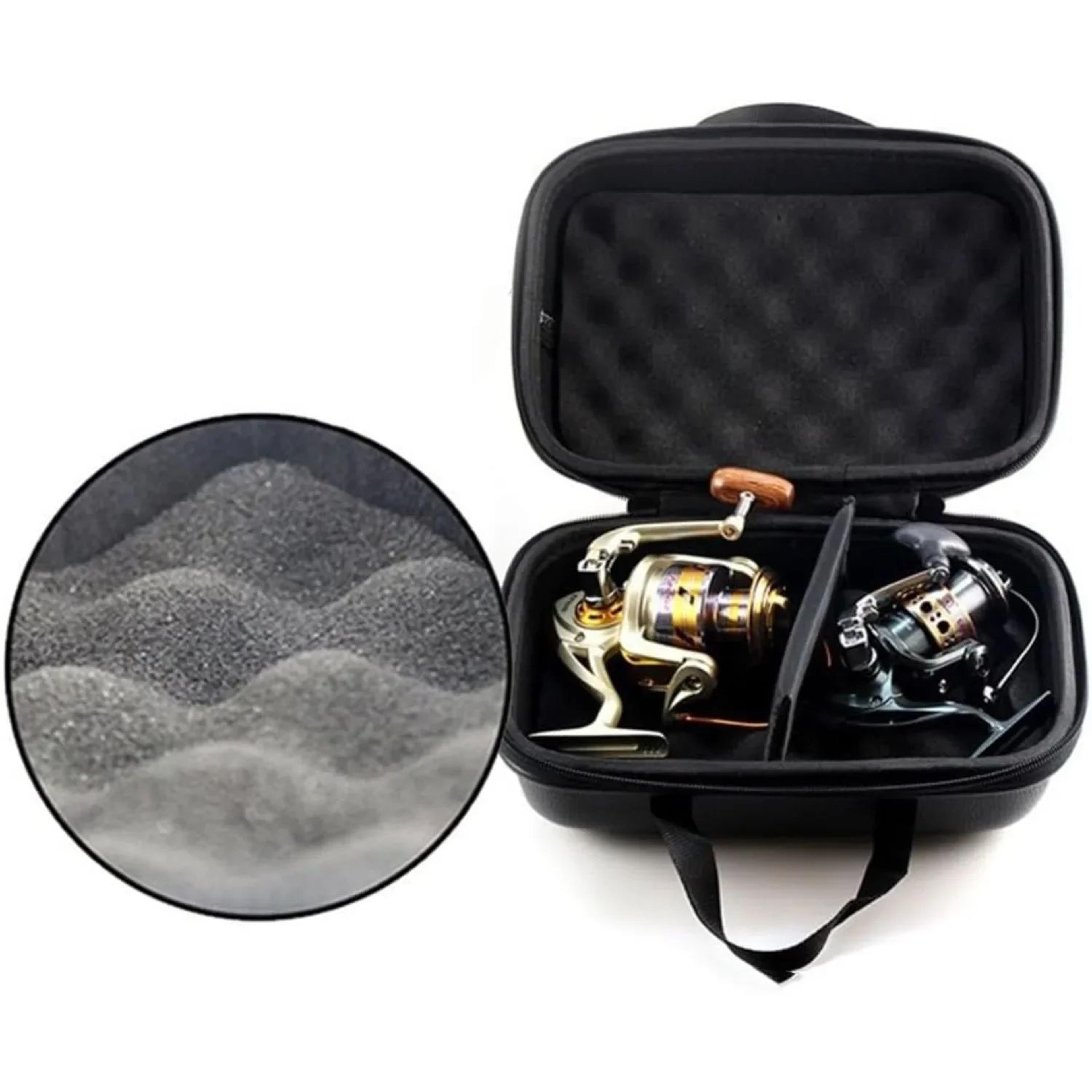 Lixada Three Compartment Fishing Reel Protective Storage Case 5