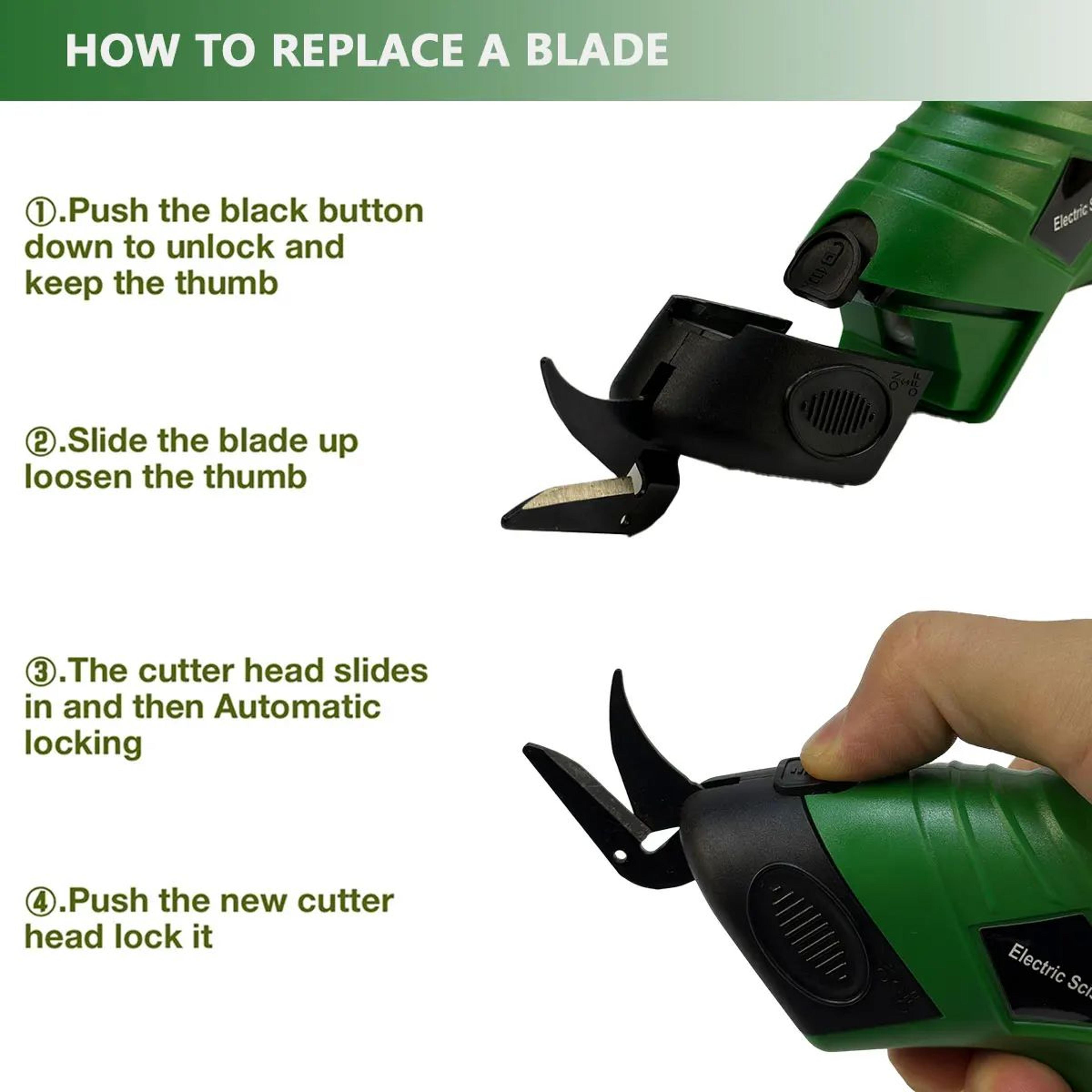 USB Rechargeable Cordless Electric Scissors For Fabric Leather And Cardboard 10