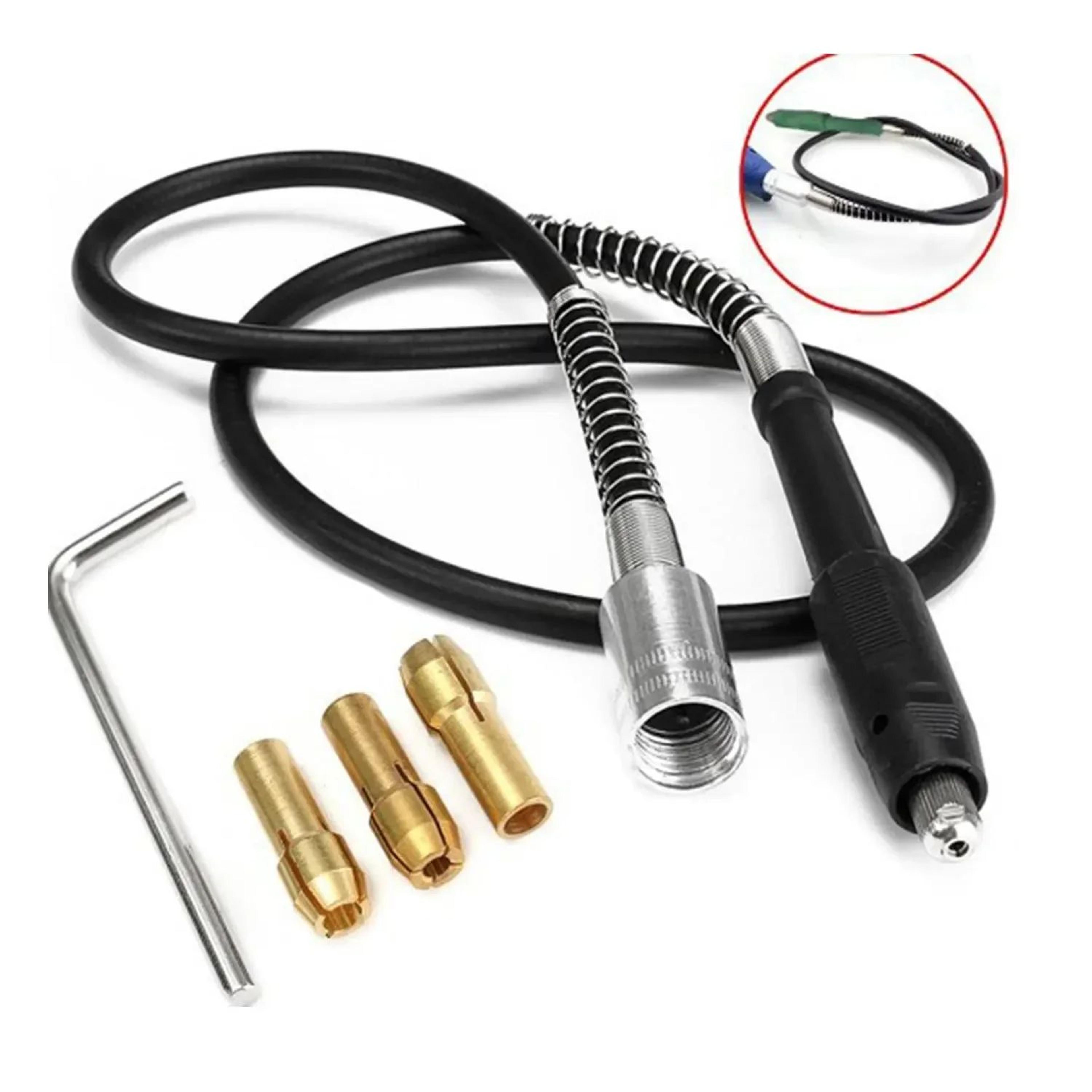 flexible rotary grinder shaft for precision detail work