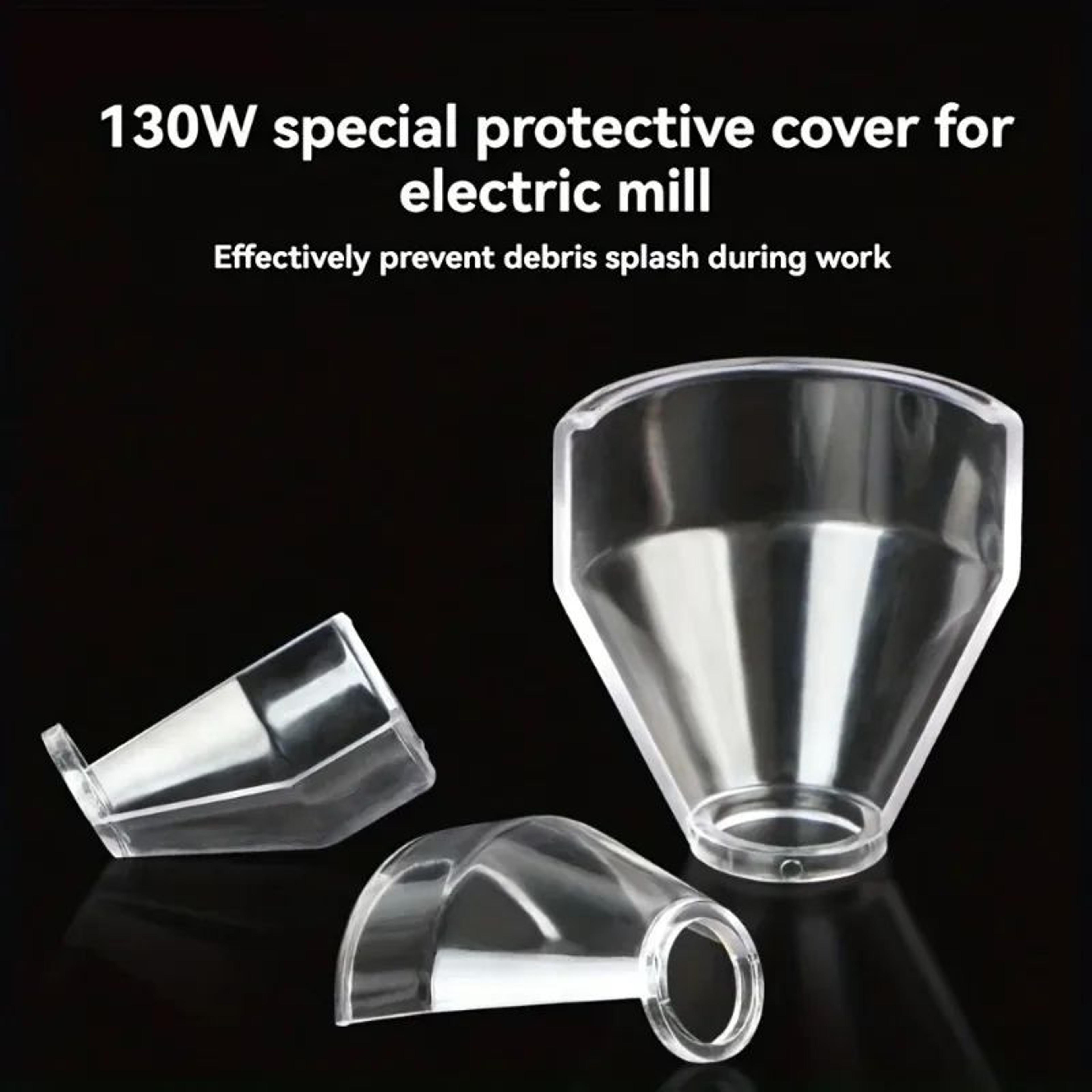 Transparent Dust And Splash Guard For Mini Electric Rotary Tools 4