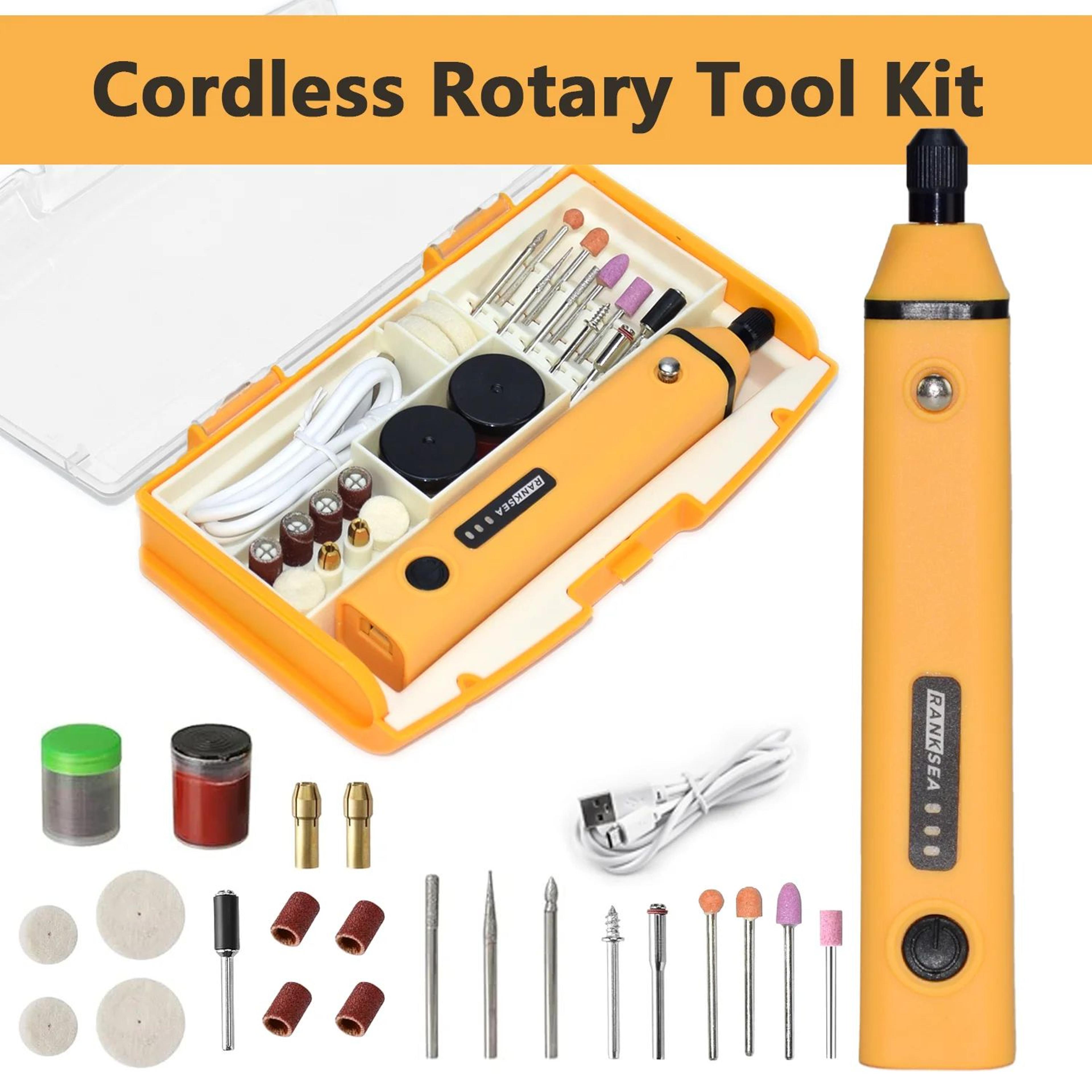 cordless mini rotary tool kit for engraving and diy crafts