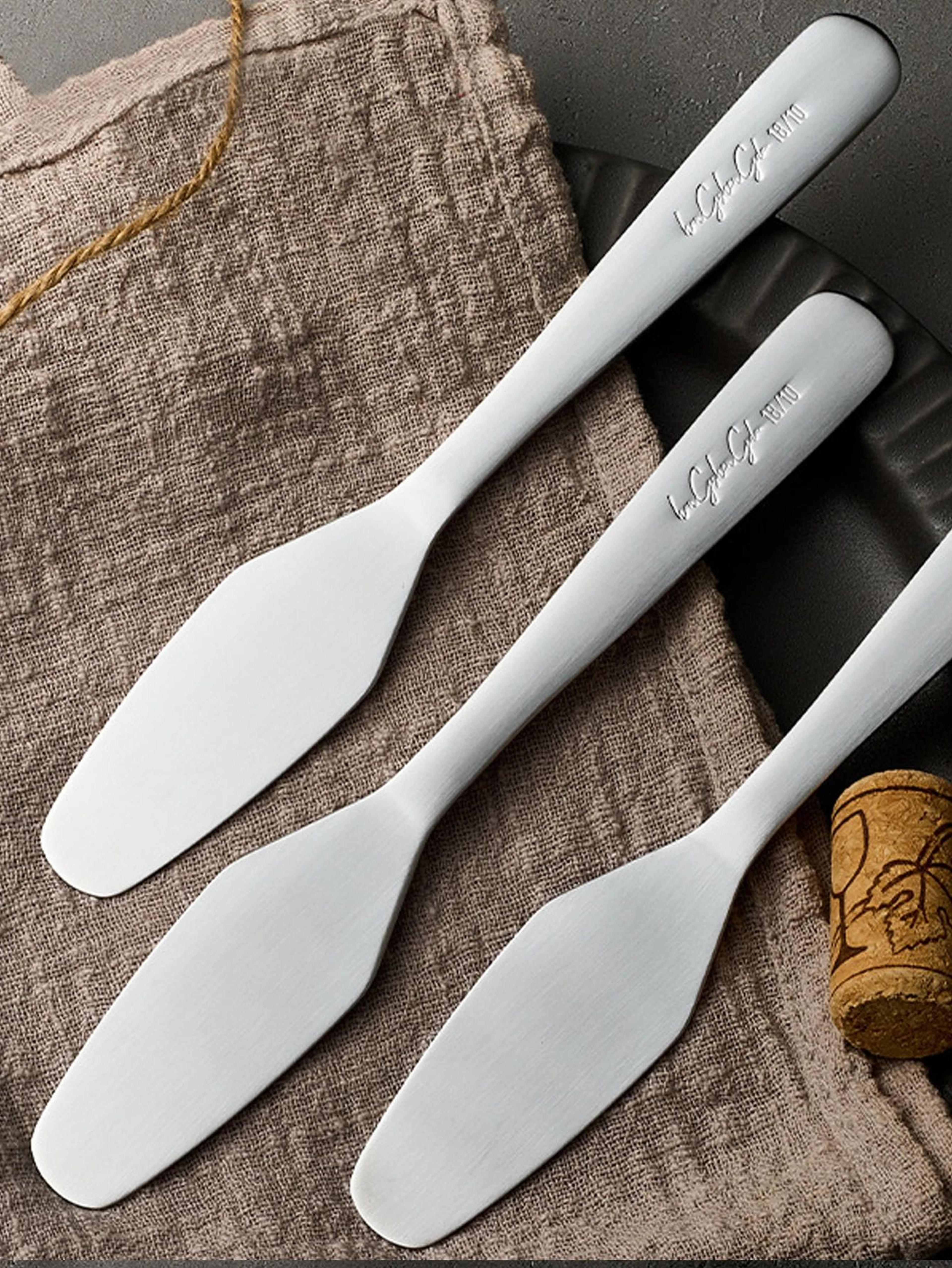 316L Stainless Steel Butter Knife And Cheese Jam Spreader 1