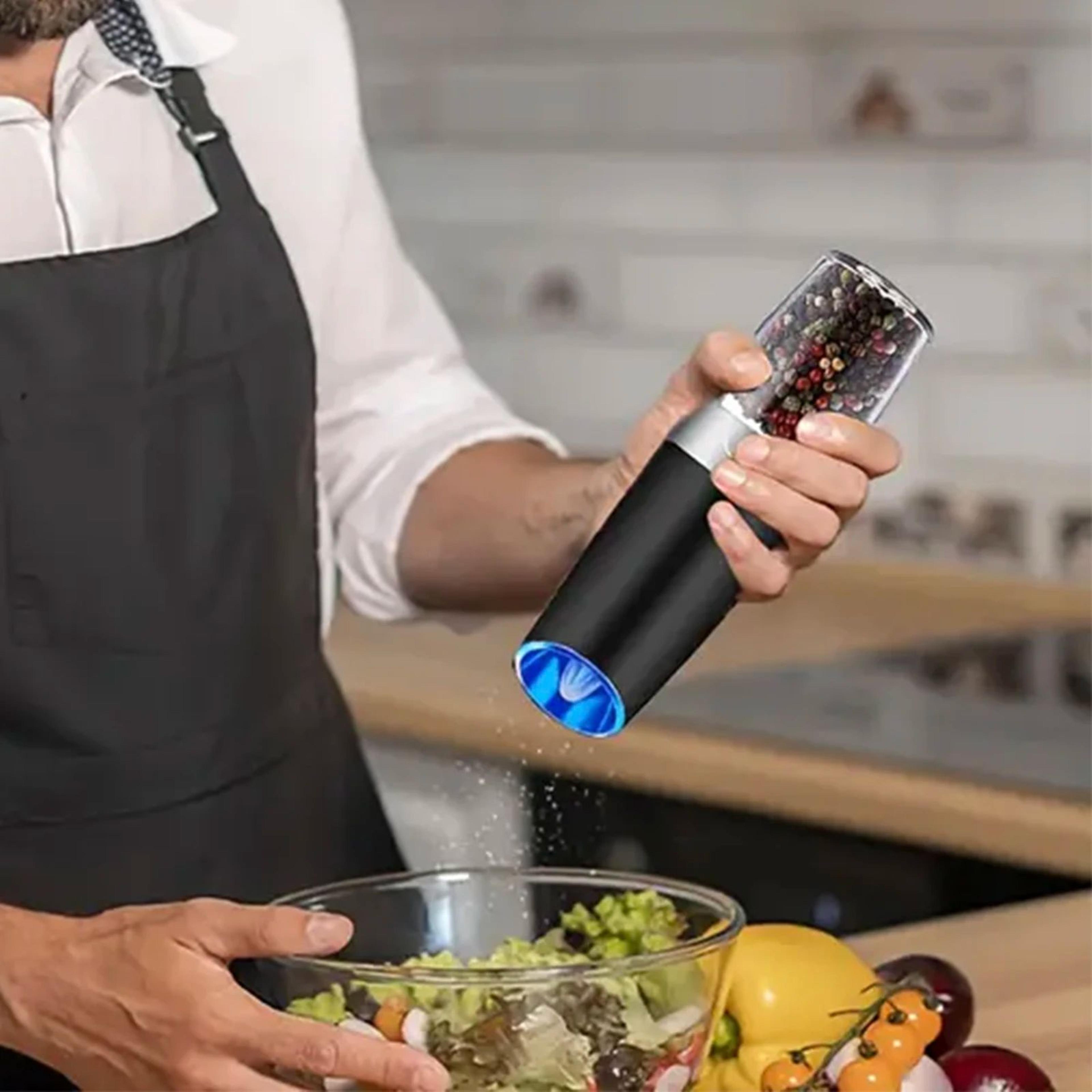 Gravity Electric Salt And Pepper Mill With Adjustable Coarseness 9