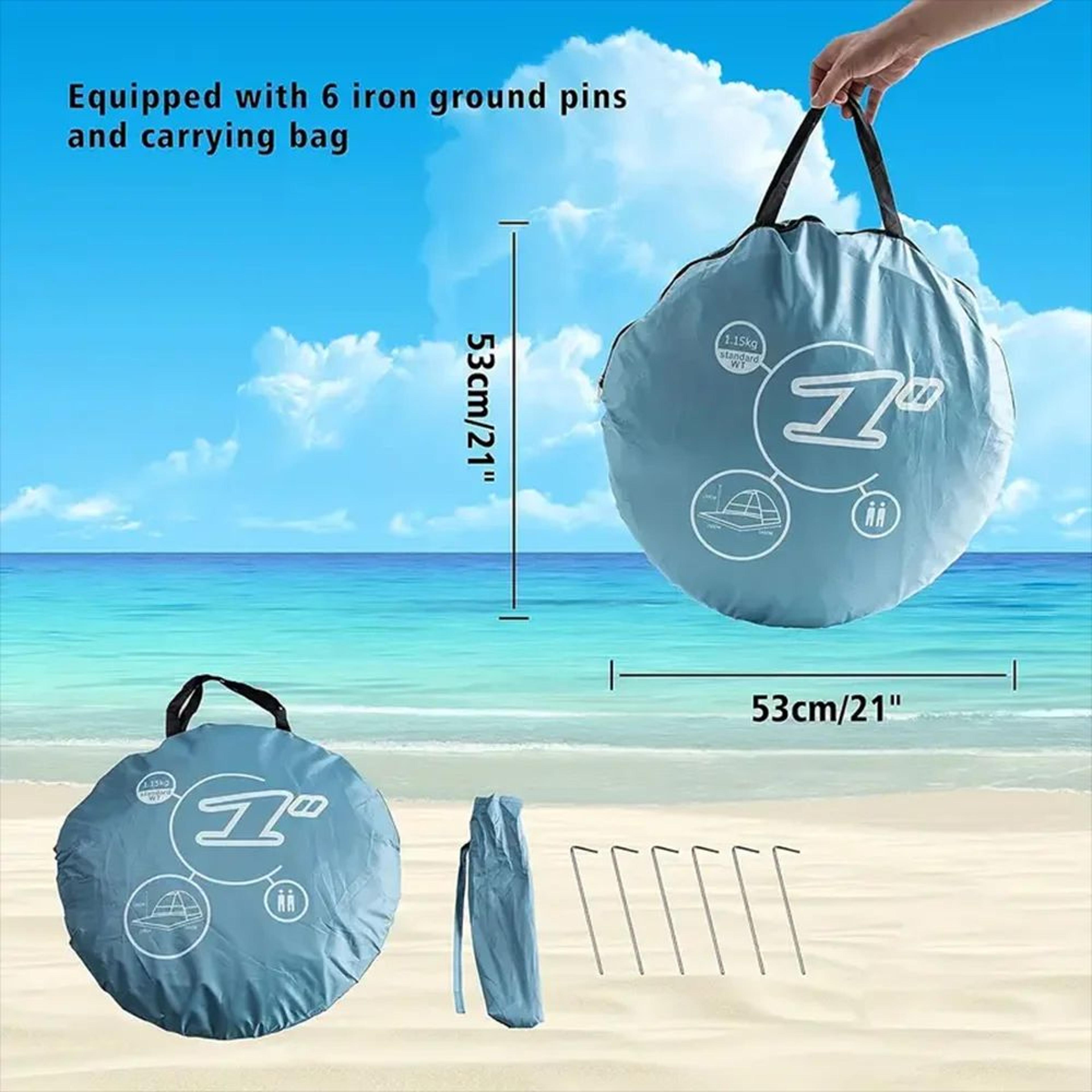 Portable Pop Up Beach Tent Sun Shade For Camping And Fishing 2