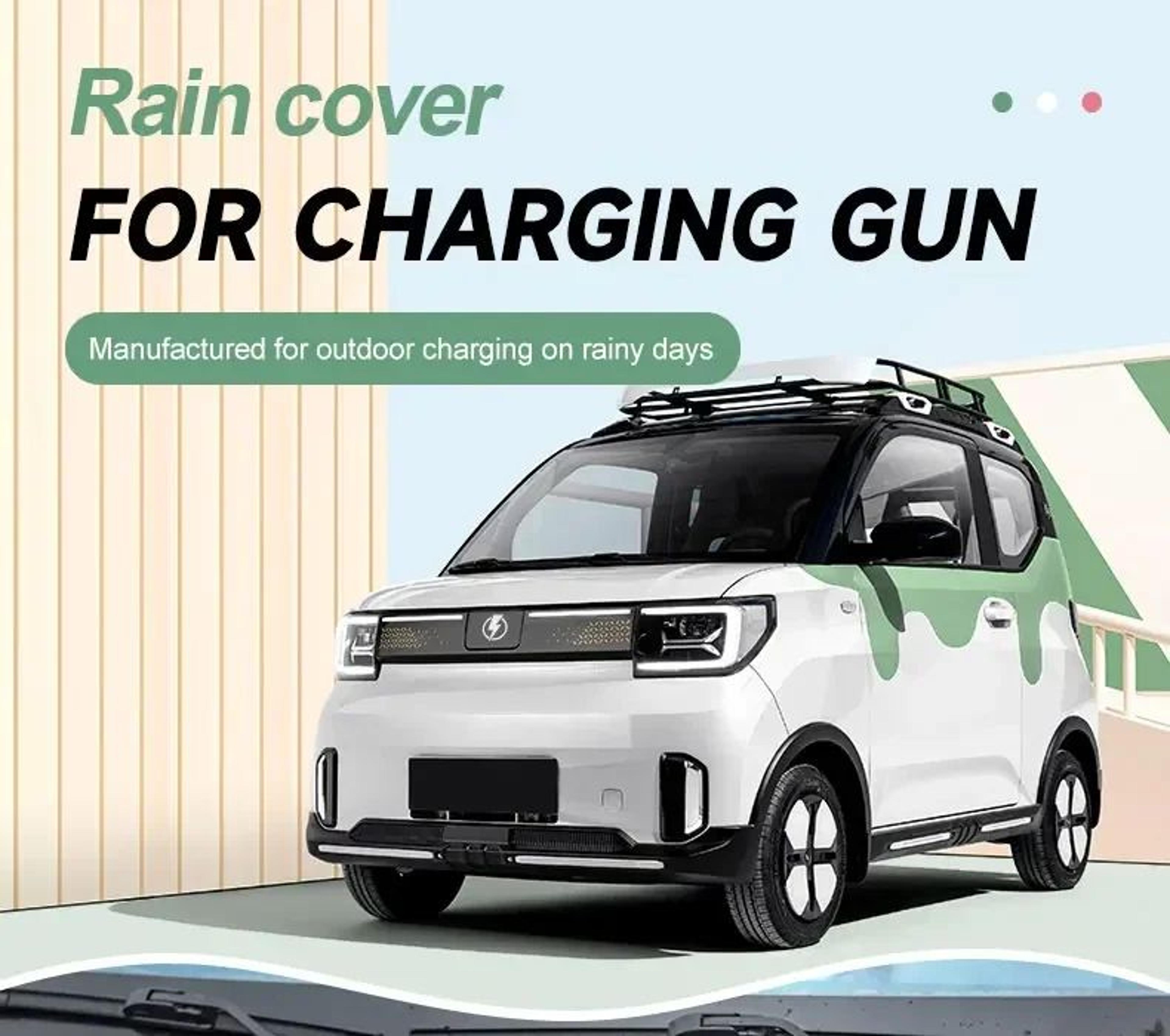 EV Charging Plug Rain Cover And Outdoor Dust Protector 6