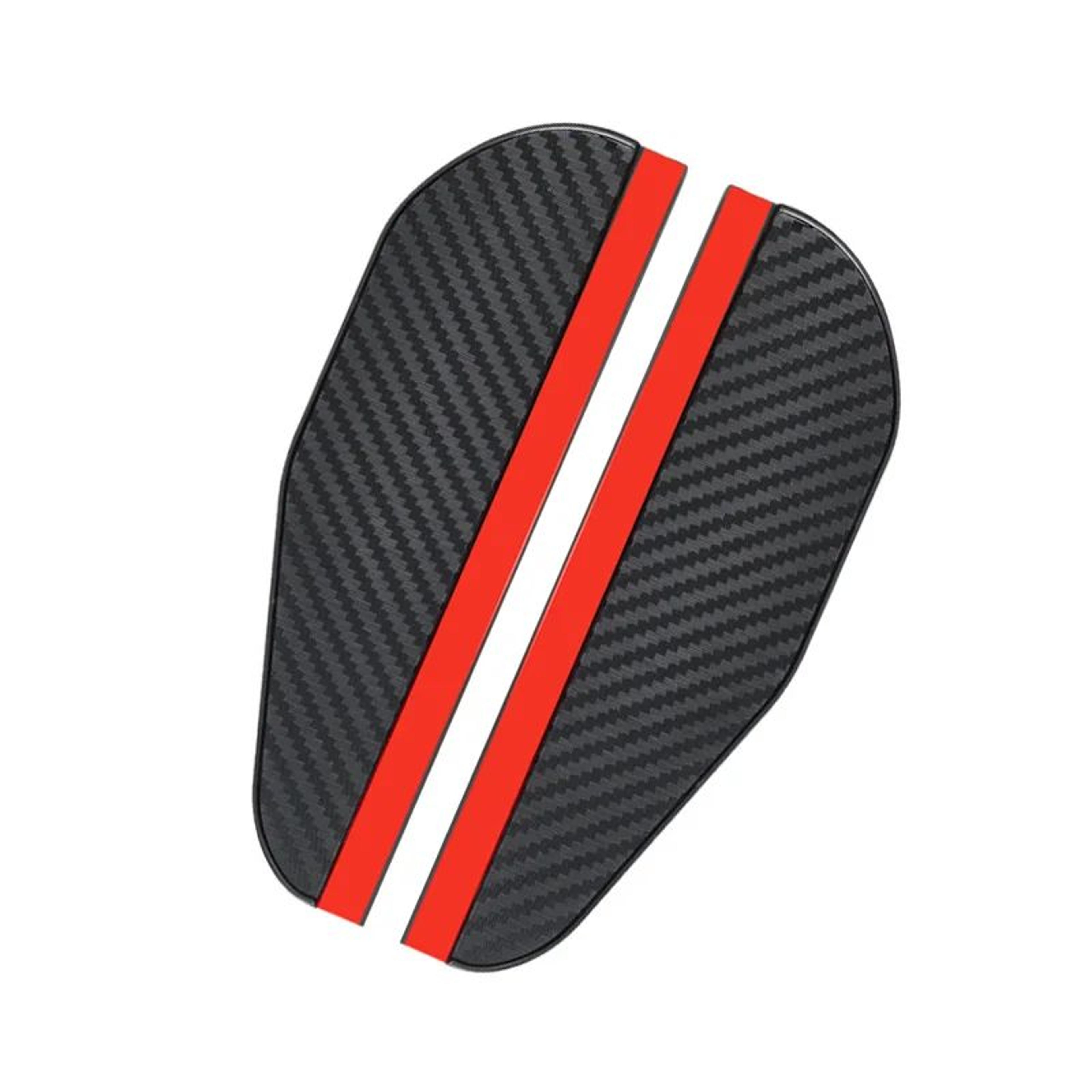 2pcs Carbon Fiber Style Car Side Mirror Rain Shields 10