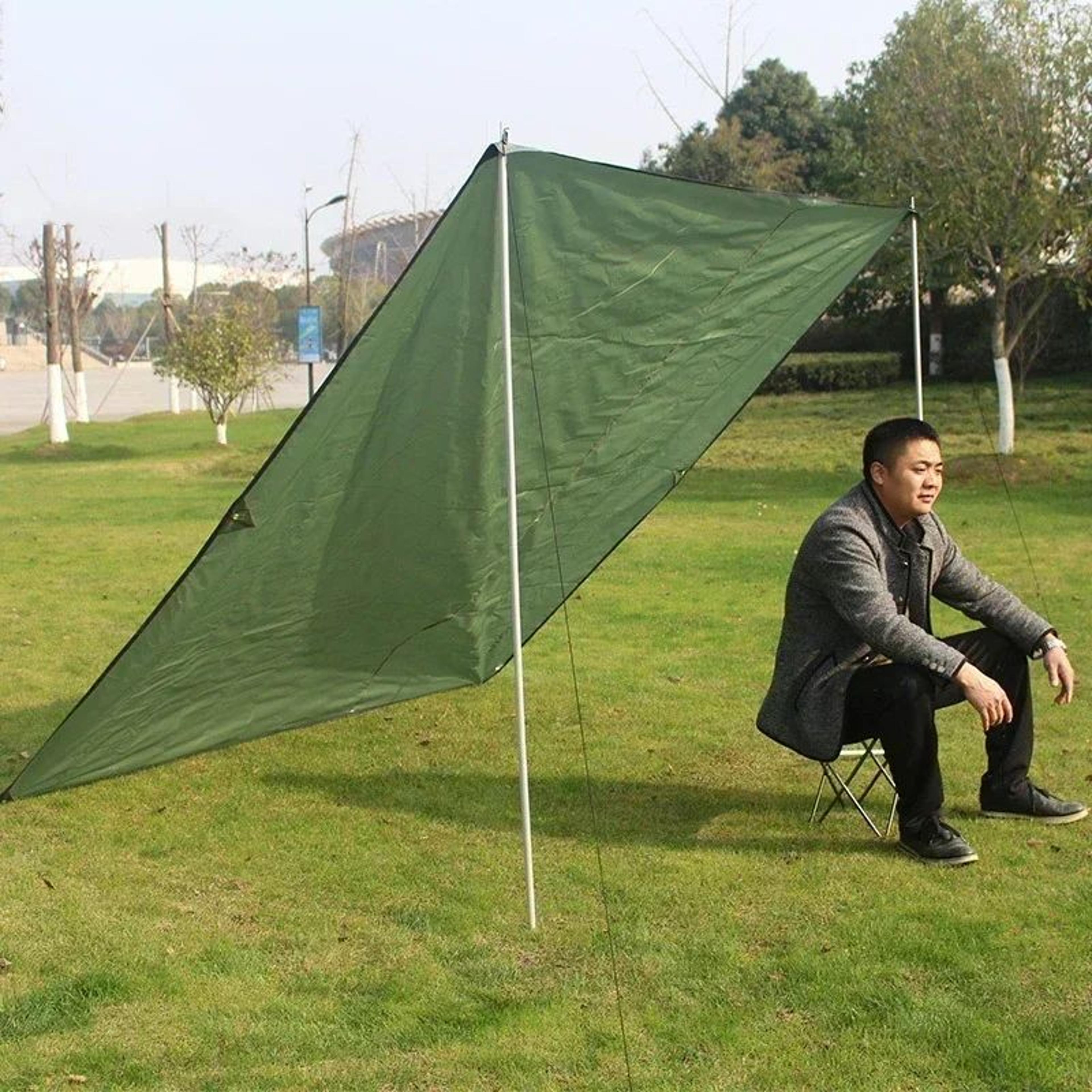 Waterproof Camping Tarp For Hammock Shelter And Picnic Ground Cover 3