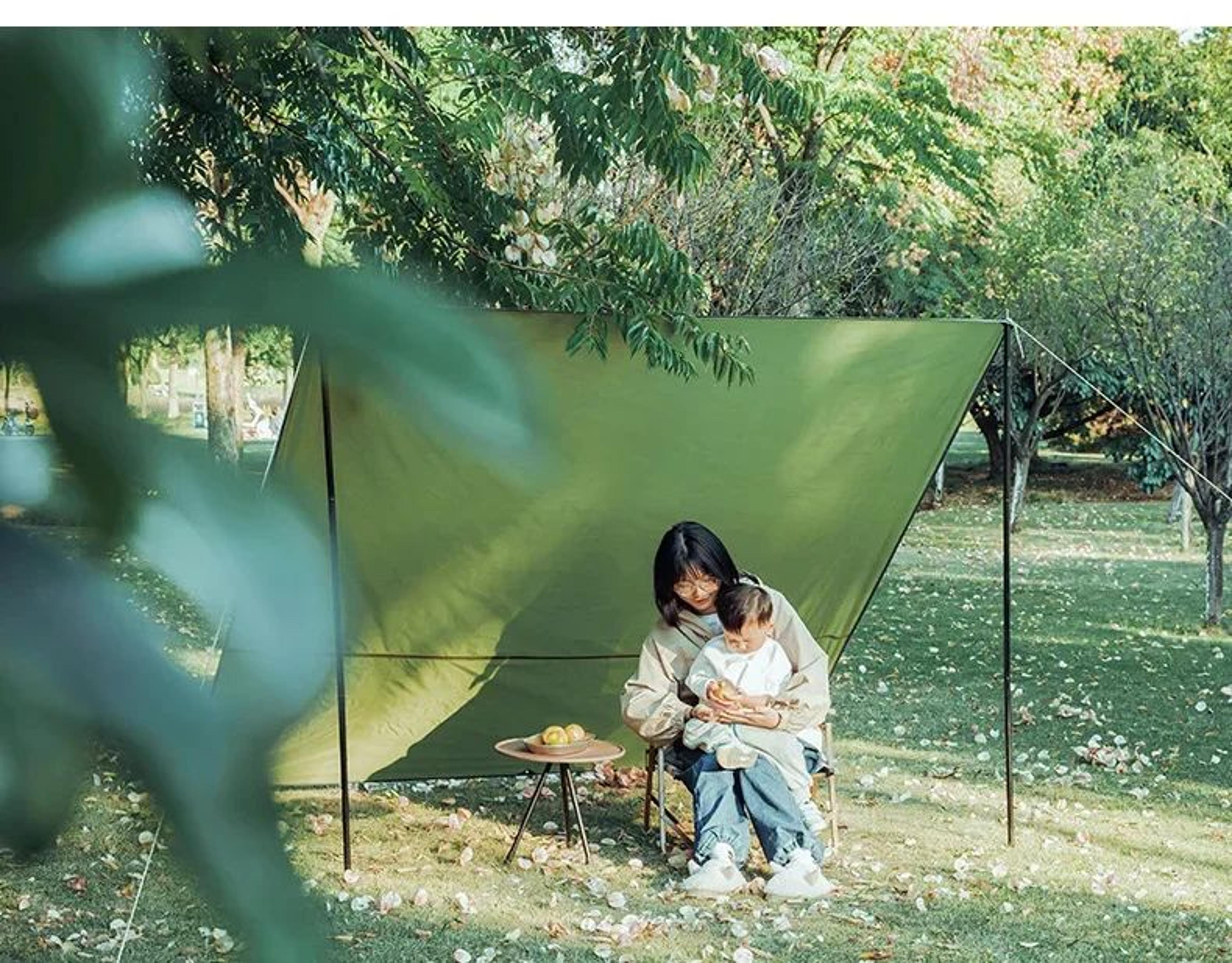 Waterproof Camping Tarp For Hammock Shelter And Picnic Ground Cover 7