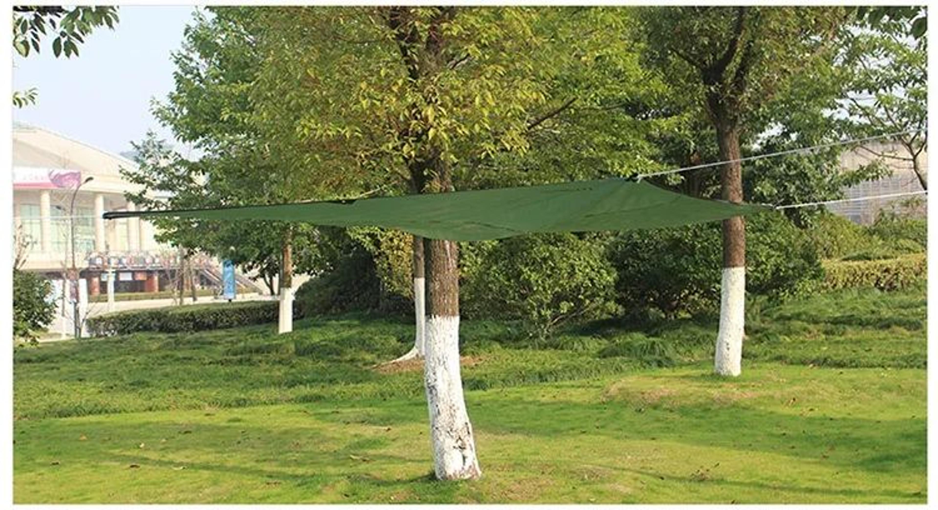 Waterproof Camping Tarp For Hammock Shelter And Picnic Ground Cover 18