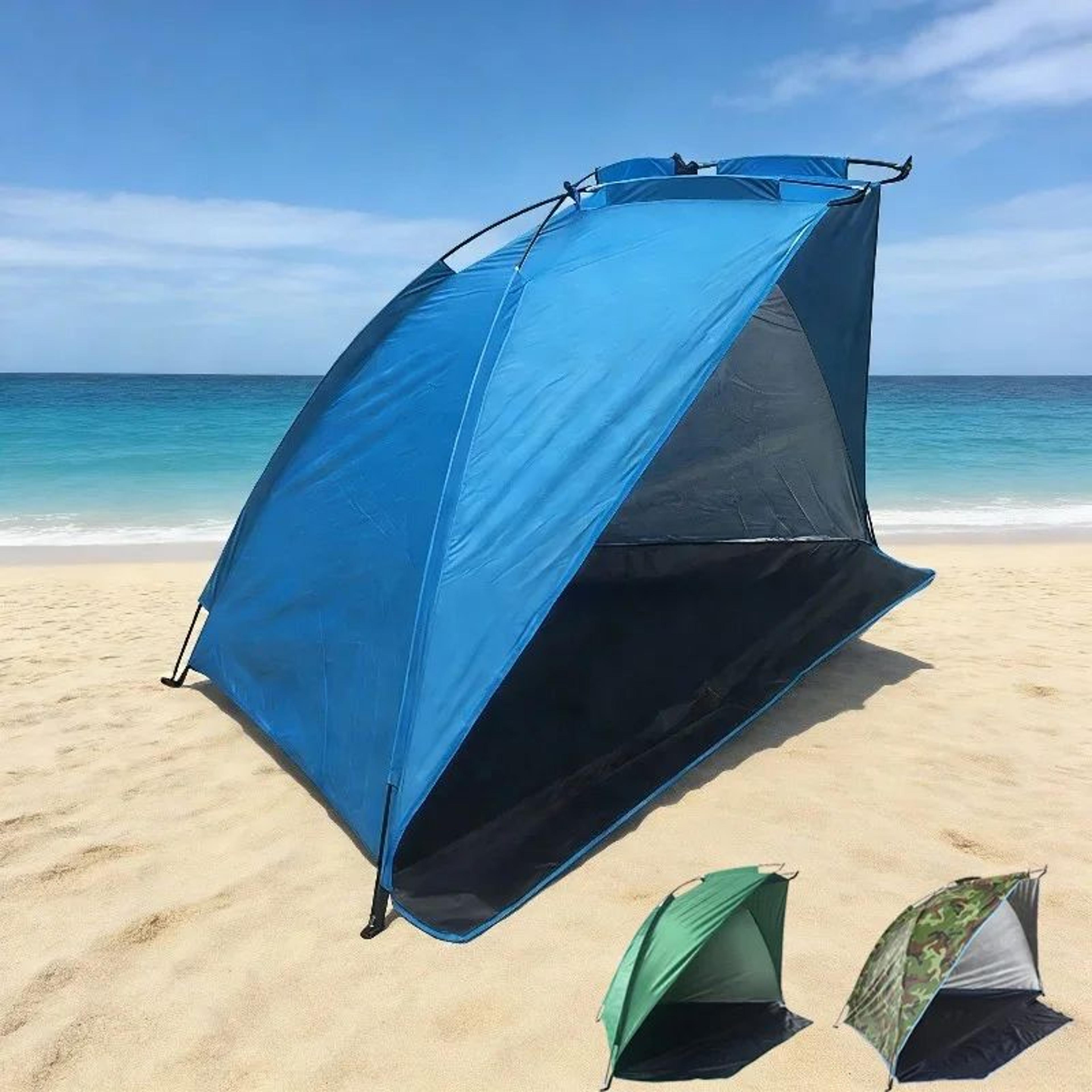 ultralight 2 person pop up beach tent with carrying bag