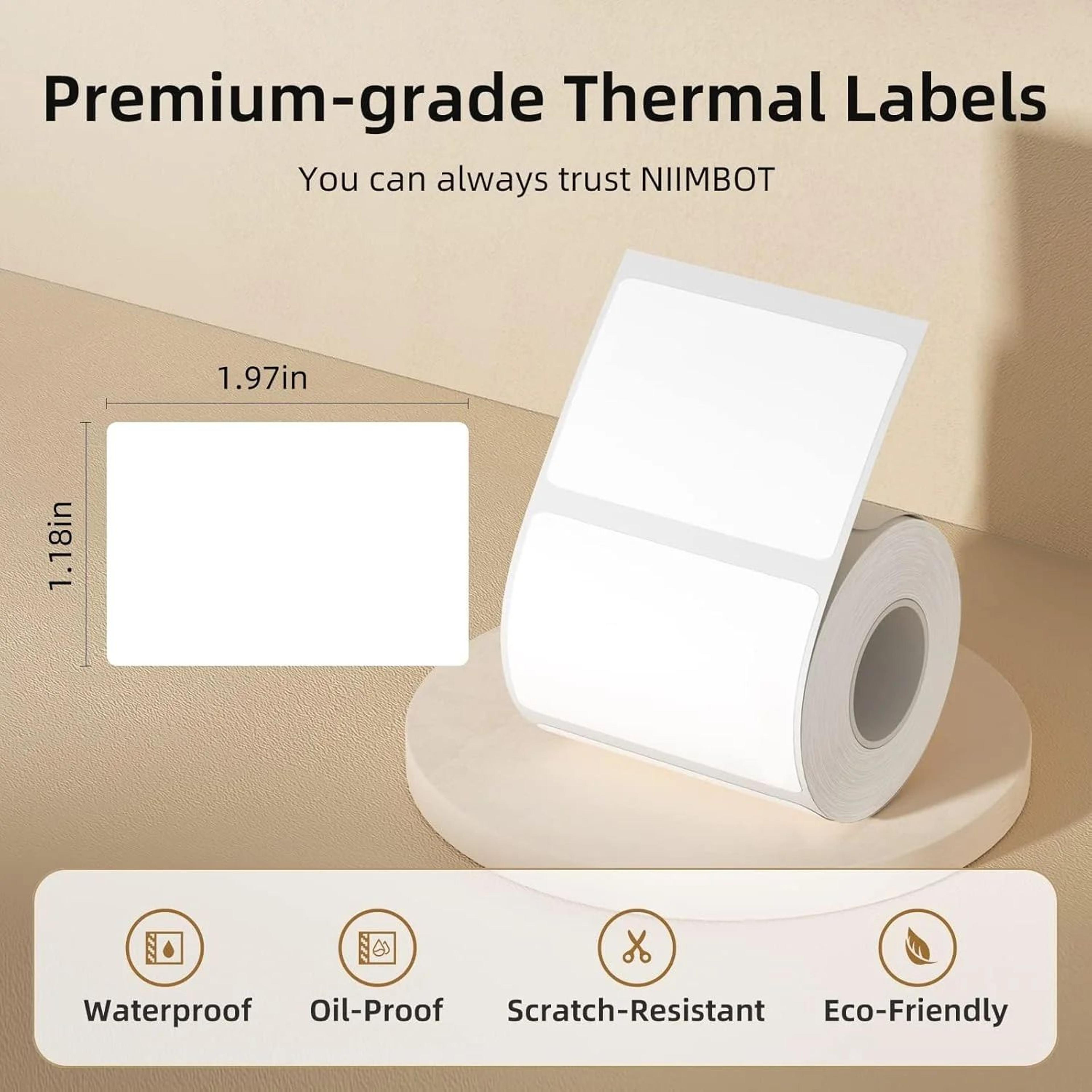 Niimbot White Thermal Label Roll For B1 And B21 Printers 2
