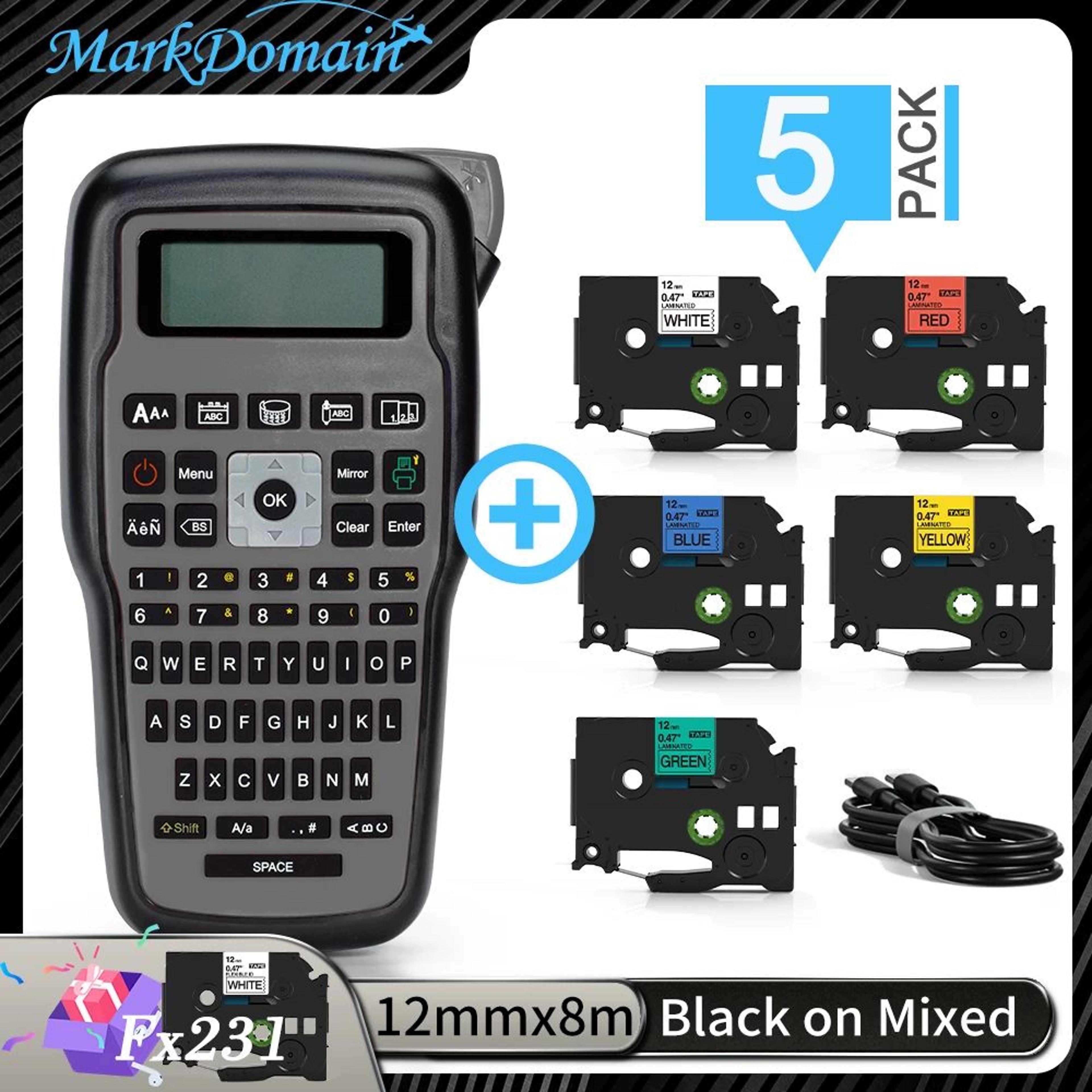 E1000 Pro Portable Handheld Label Maker For Industrial Labeling 11