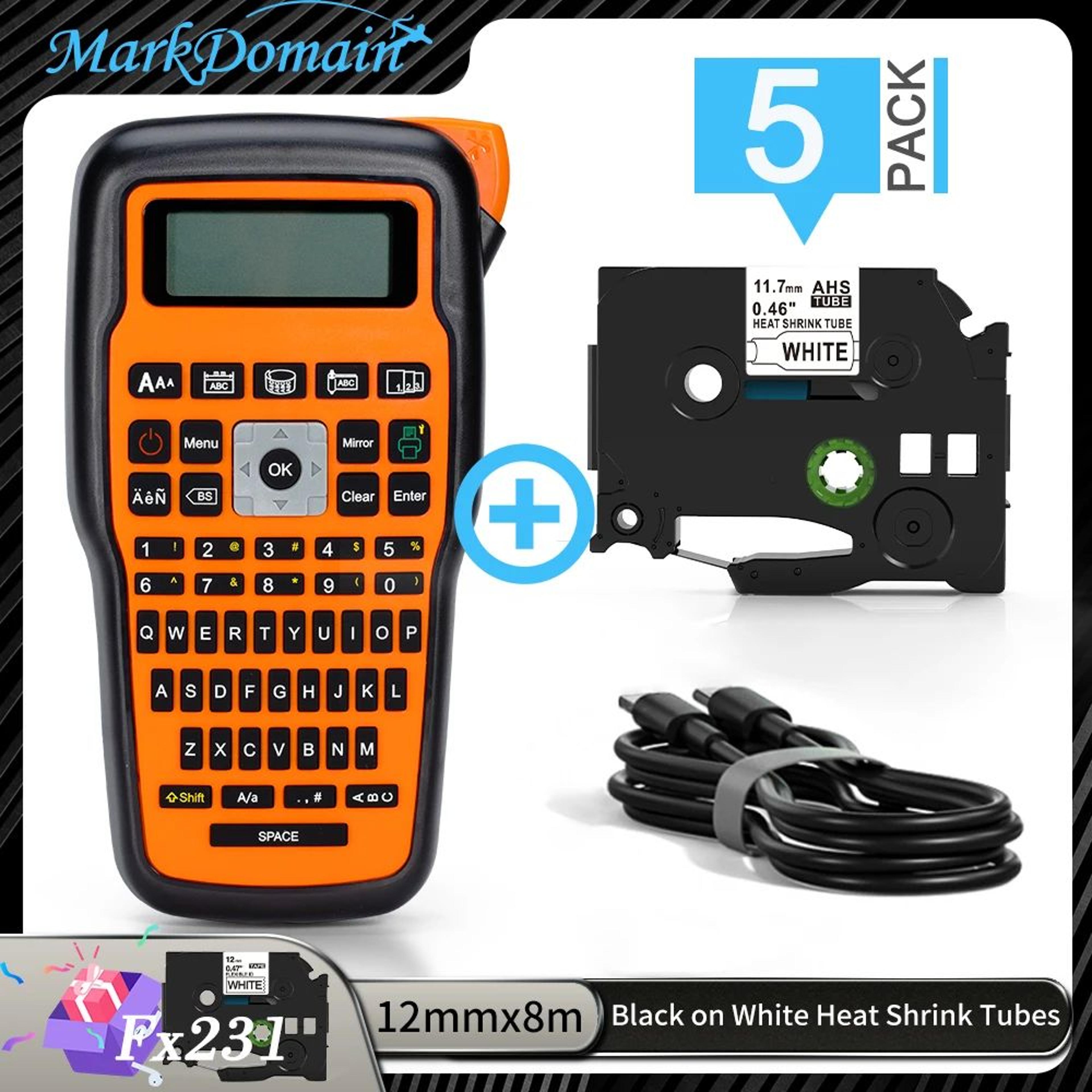 E1000 Pro Portable Handheld Label Maker For Industrial Labeling 18