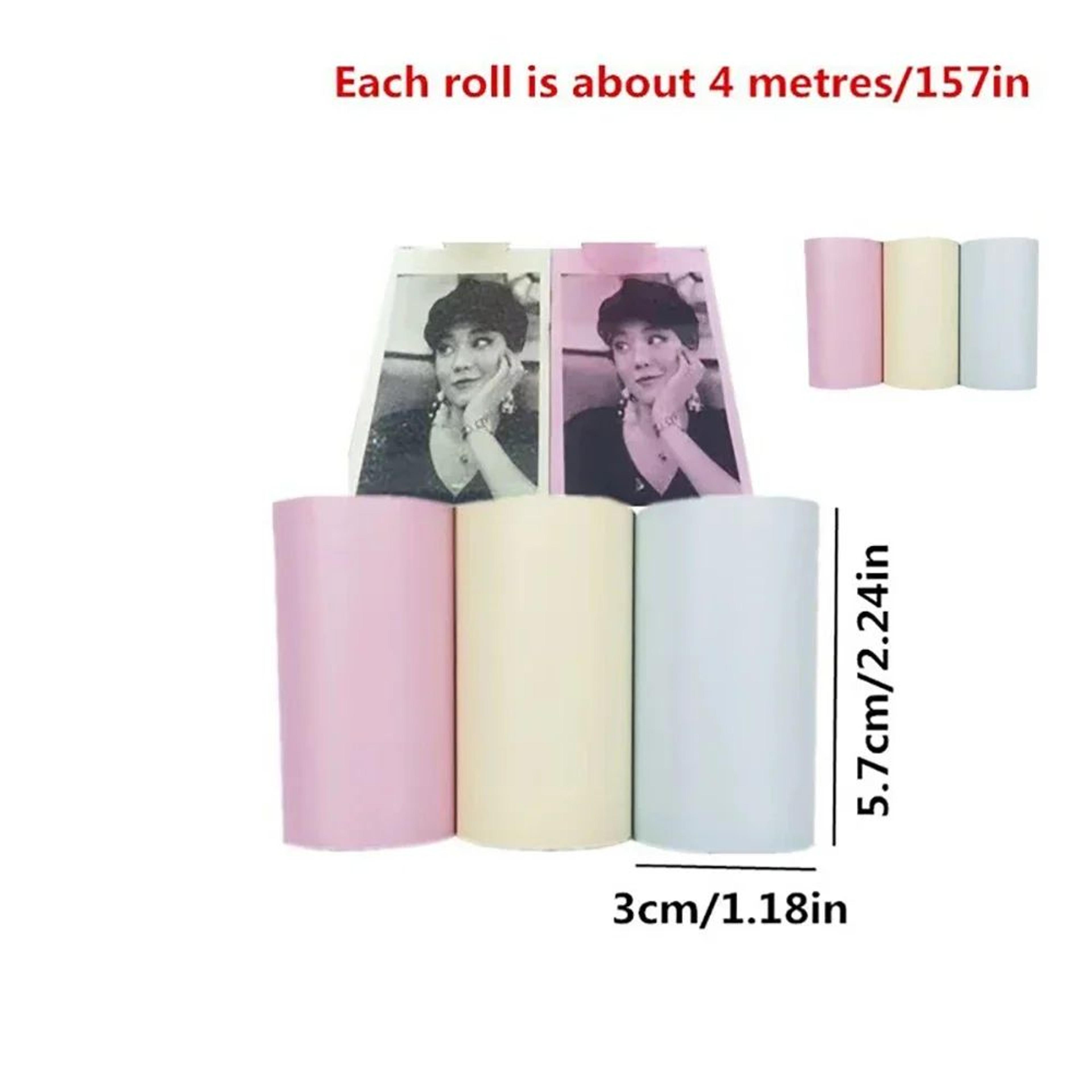 57mm Self Adhesive Thermal Paper For Mini Inkless Printers 4