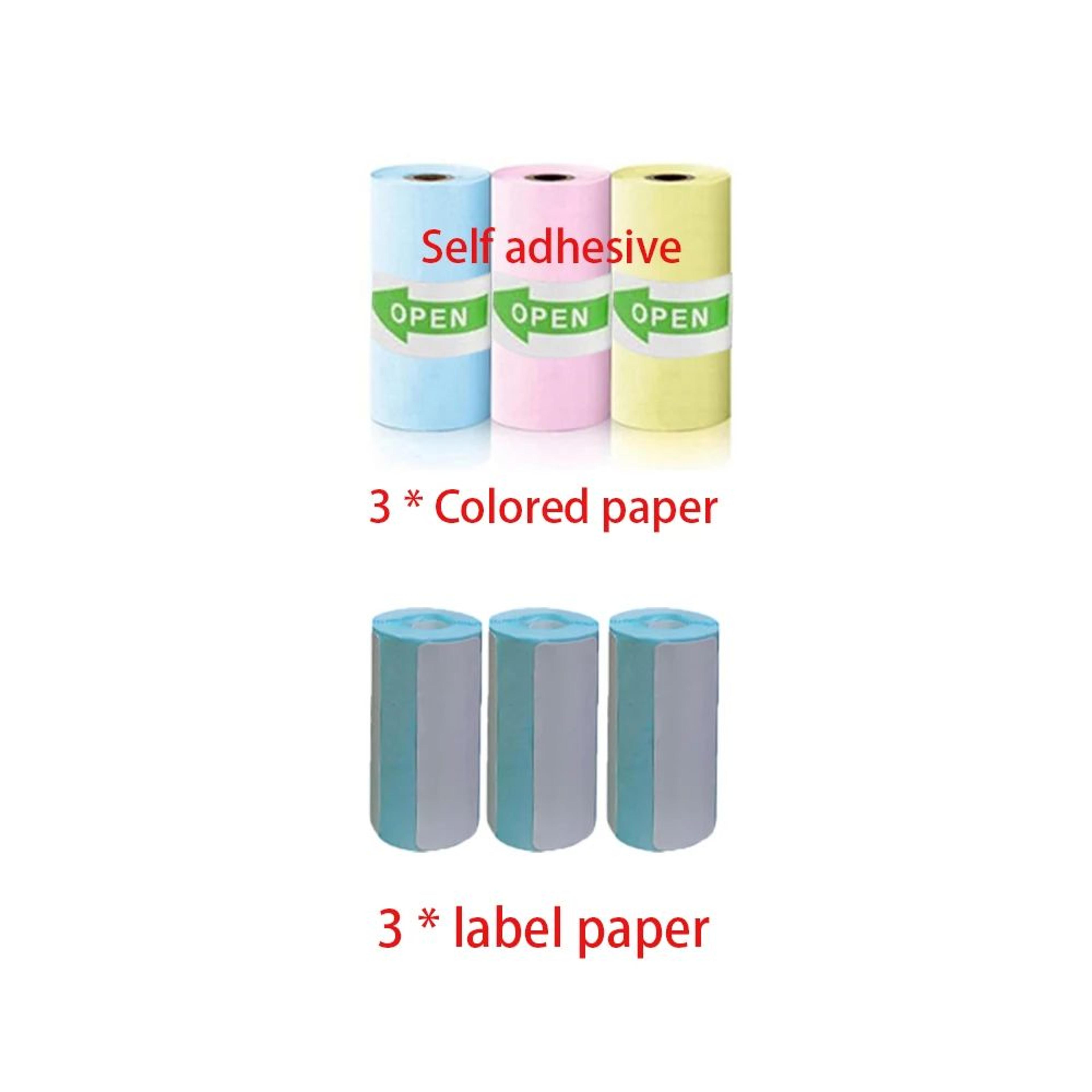 57mm Self Adhesive Thermal Paper For Mini Inkless Printers 12