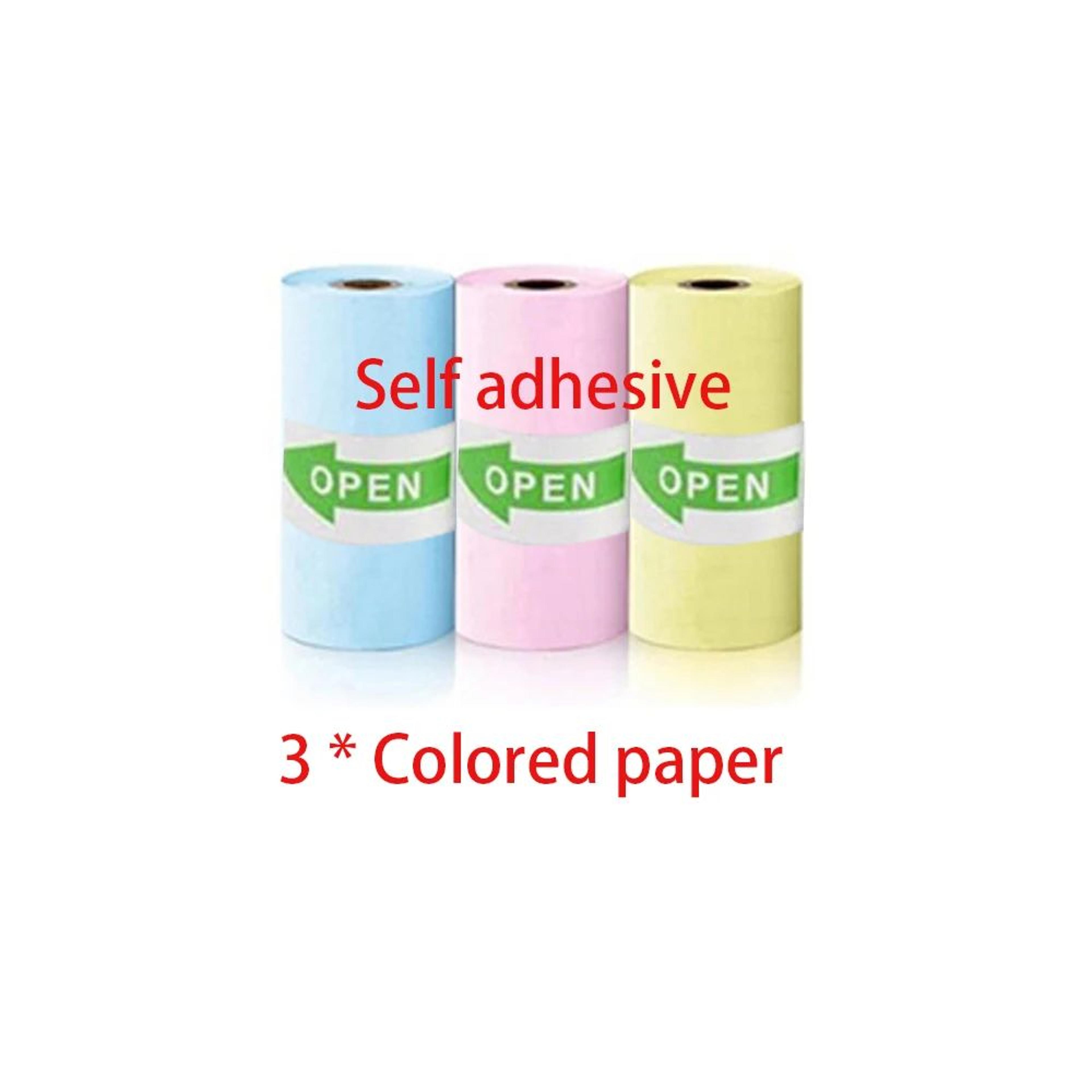 57mm Self Adhesive Thermal Paper For Mini Inkless Printers 10