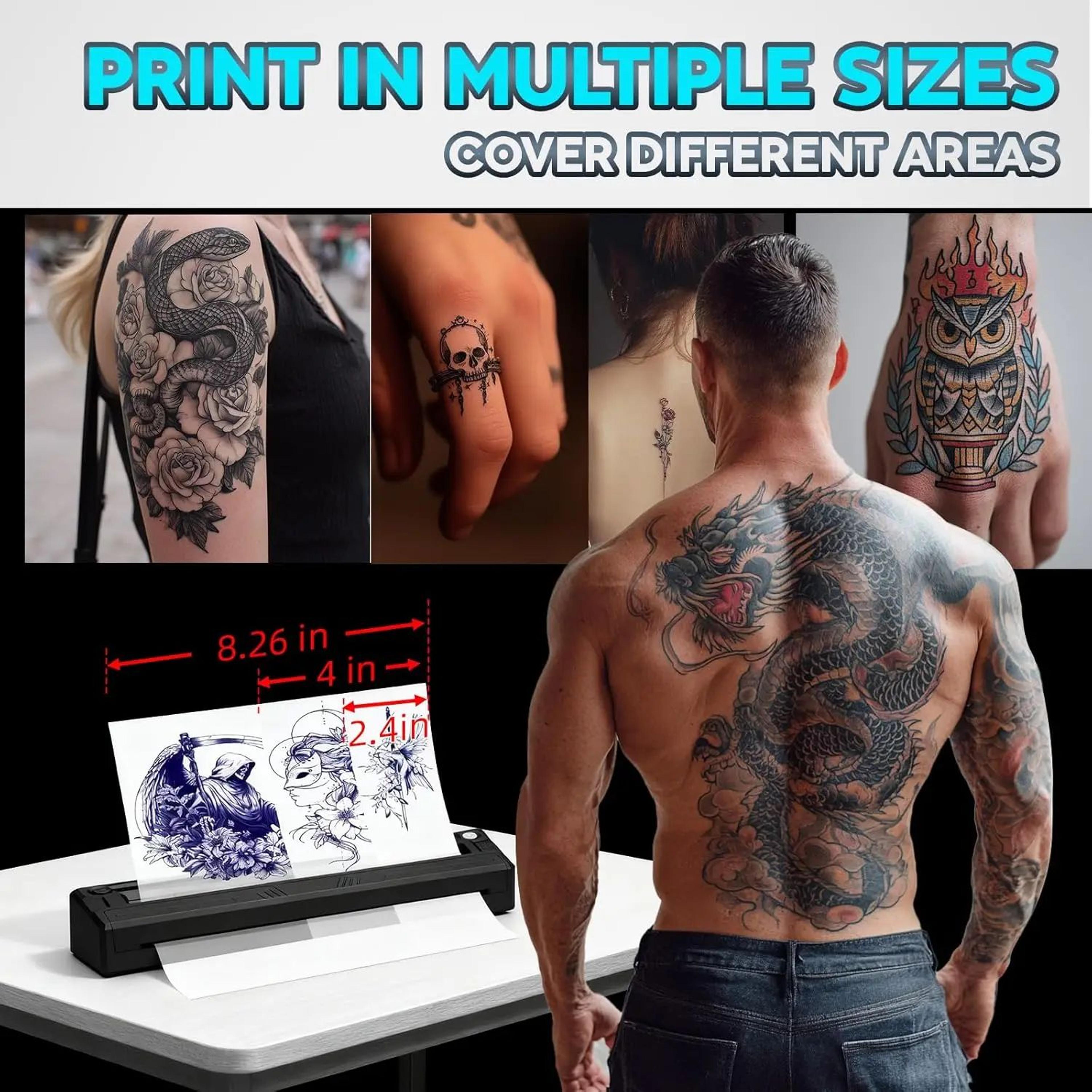 Portable Bluetooth A4 Tattoo Stencil Printer For Phone Tablet And PC 1