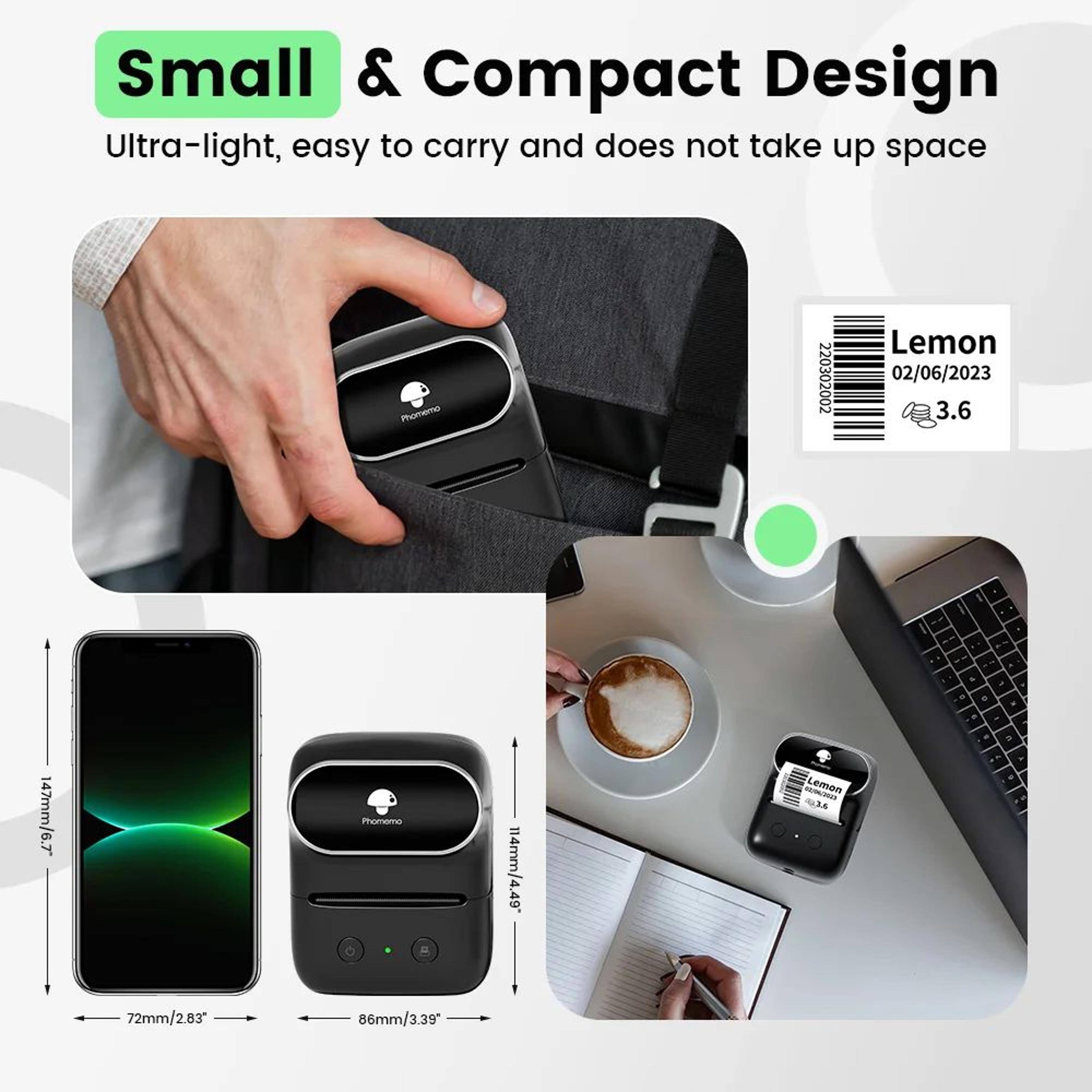Phomemo M108 Bluetooth Thermal Label Maker For Small Business 3
