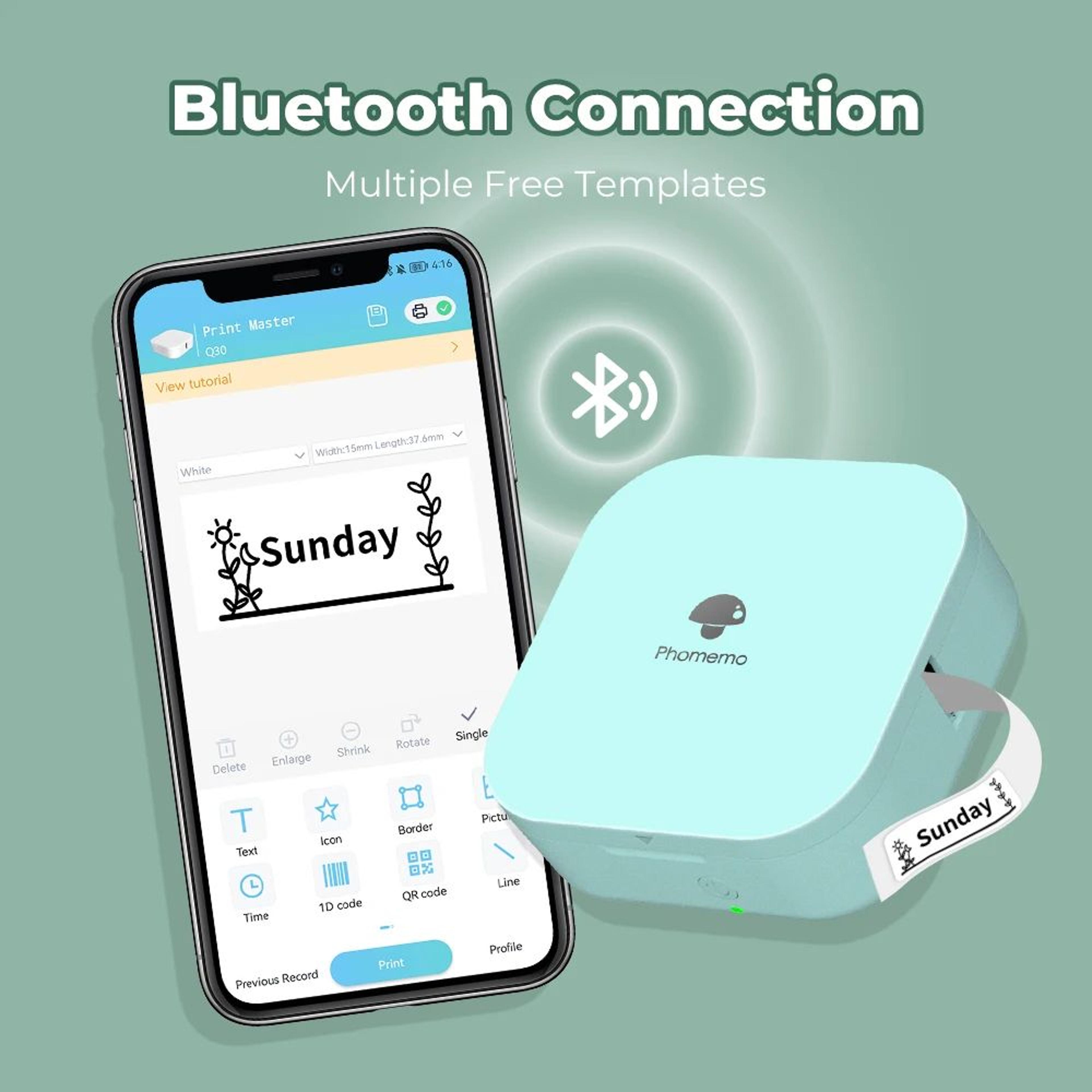 Phomemo Q30 Mini Wireless Thermal Label Maker For Home And Office 3