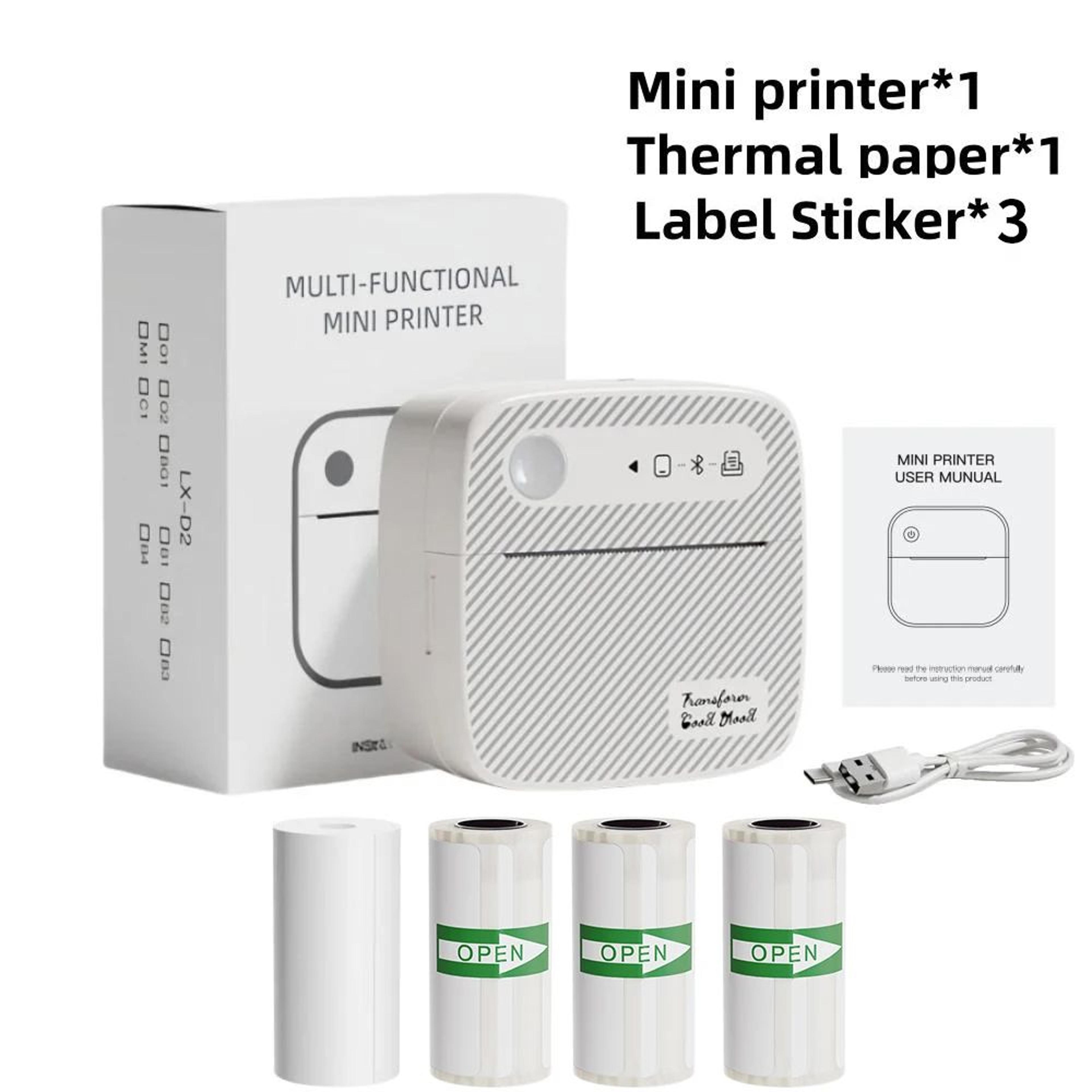 DOLEWA B3 Mini Bluetooth Inkless Label And Sticker Printer 7