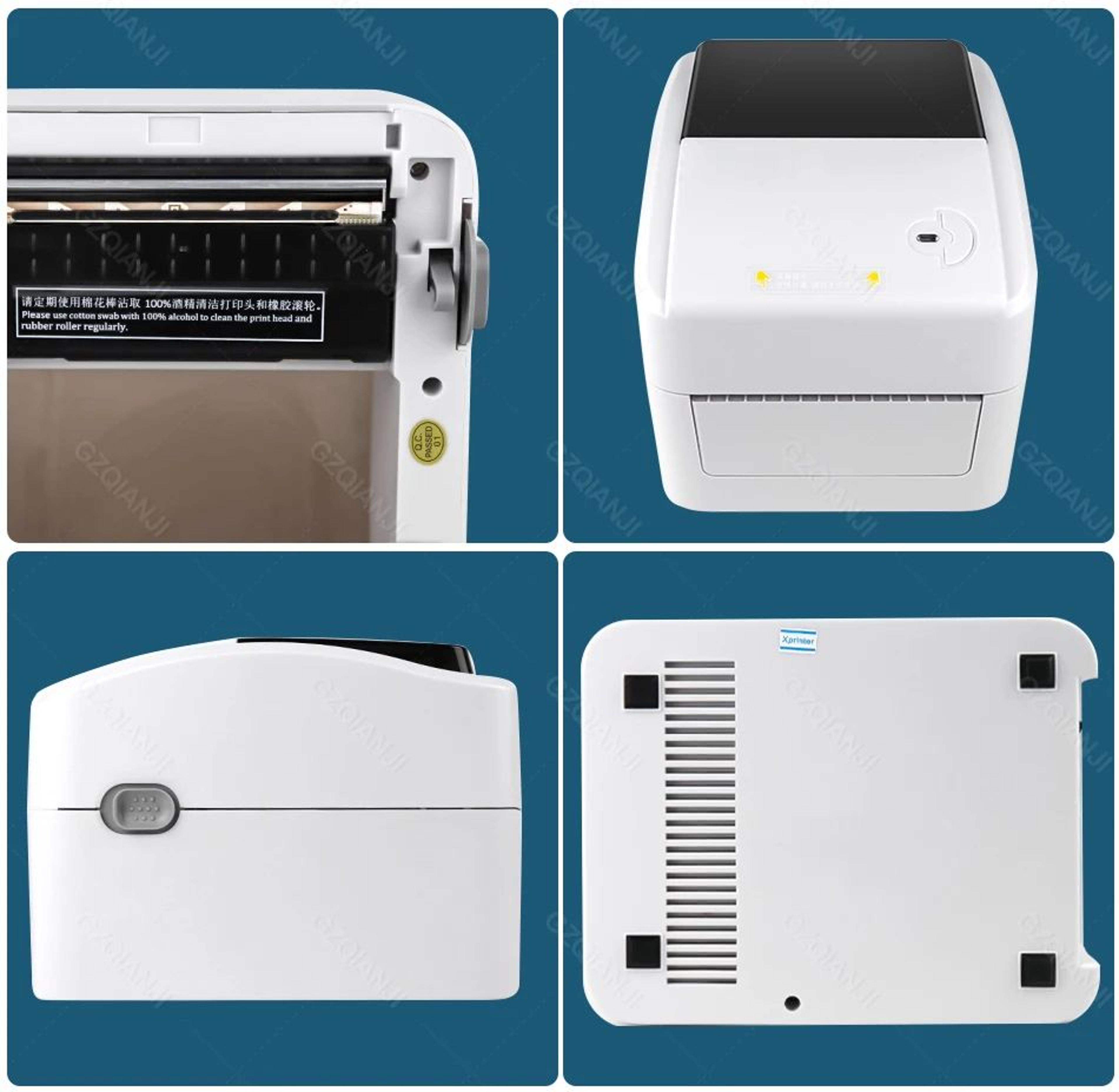 XPrinter XP420B 4 Inch Thermal Shipping Label Printer 6