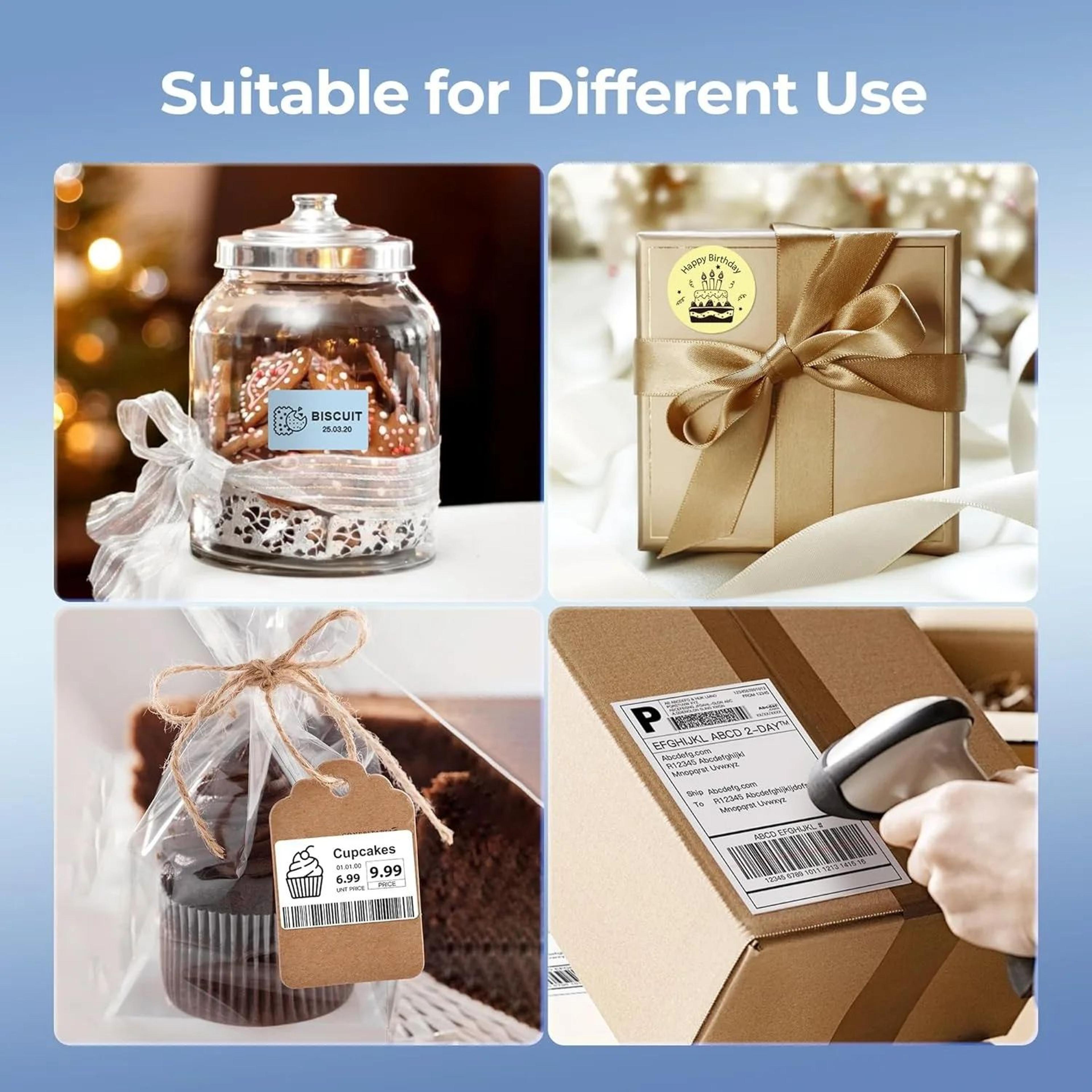 Marklife D100 Bluetooth Thermal Shipping Label Printer 4x6 Inch 8