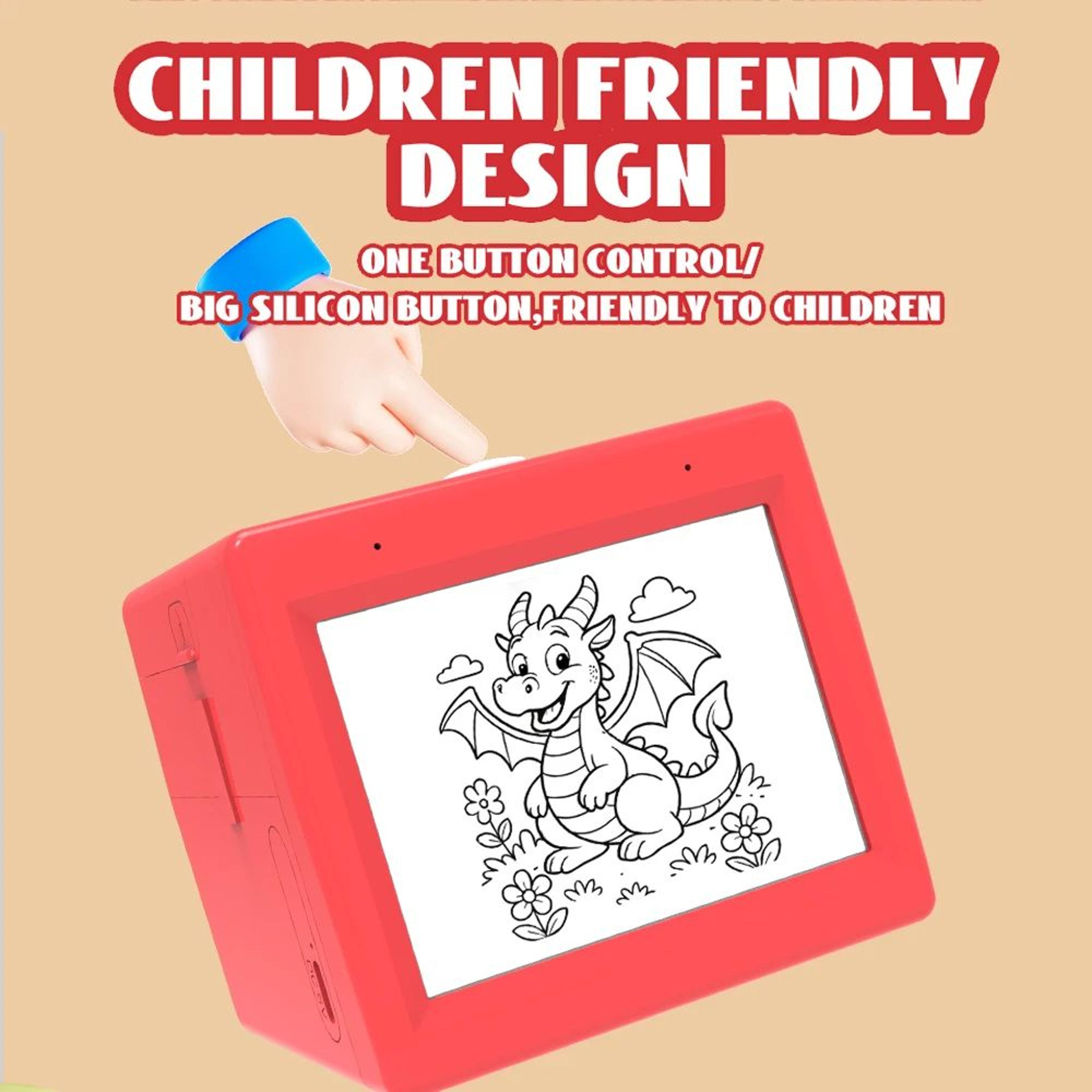 AI Magic Box Voice Control Thermal Printer For Kids Drawing Fun 2