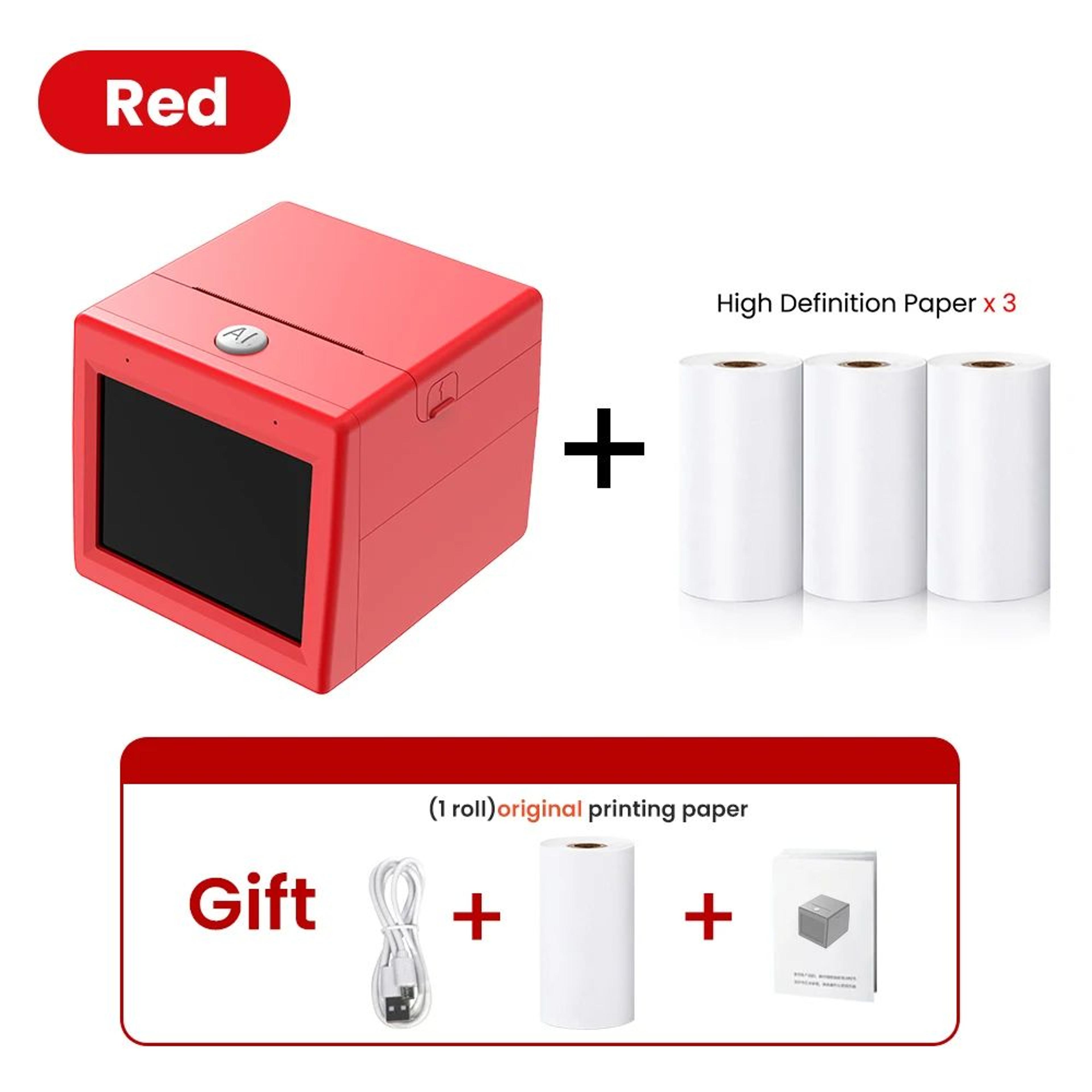 AI Magic Box Voice Control Thermal Printer For Kids Drawing Fun 12