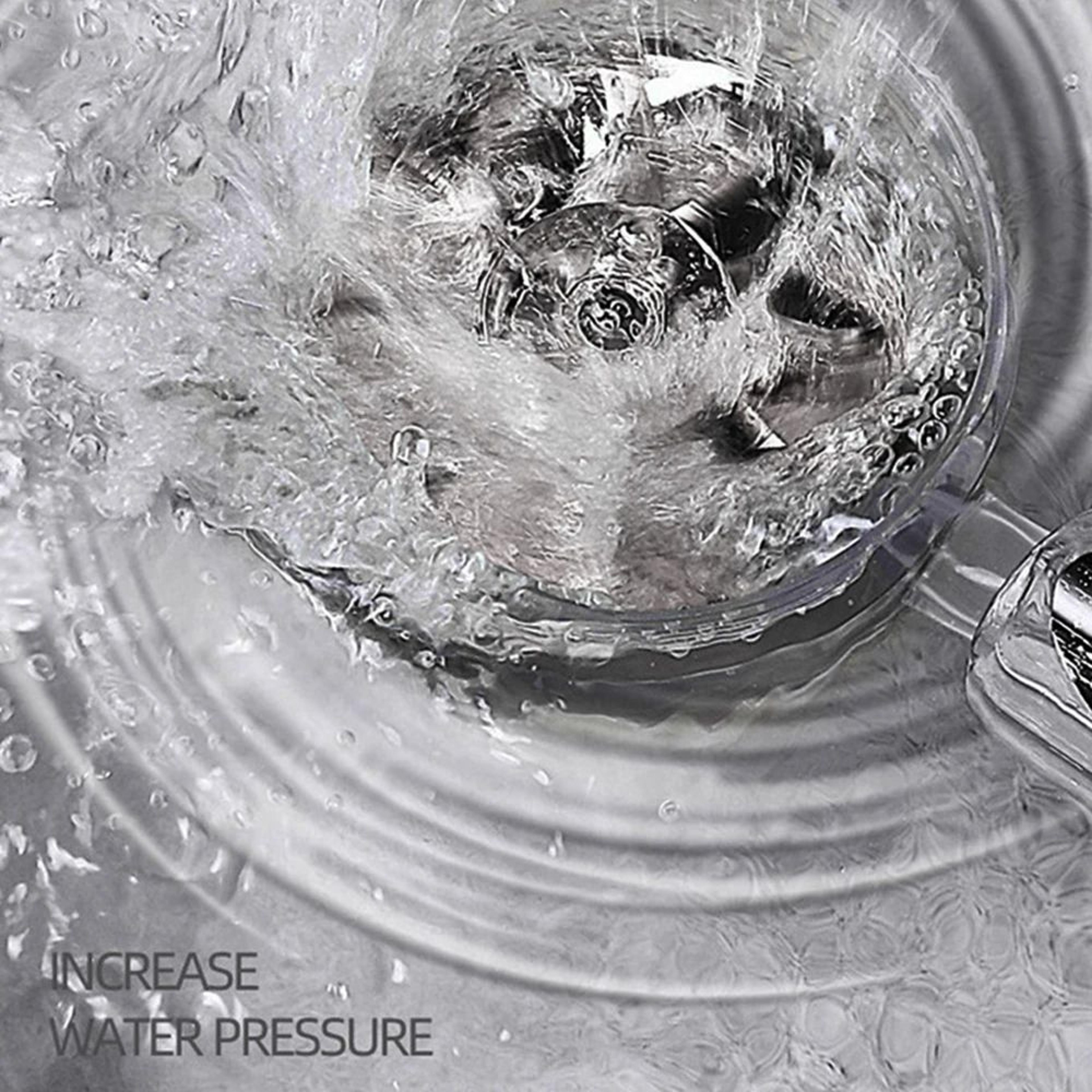 360 Degree Rotating Shower Head With Fan Design And Rain Spray 2
