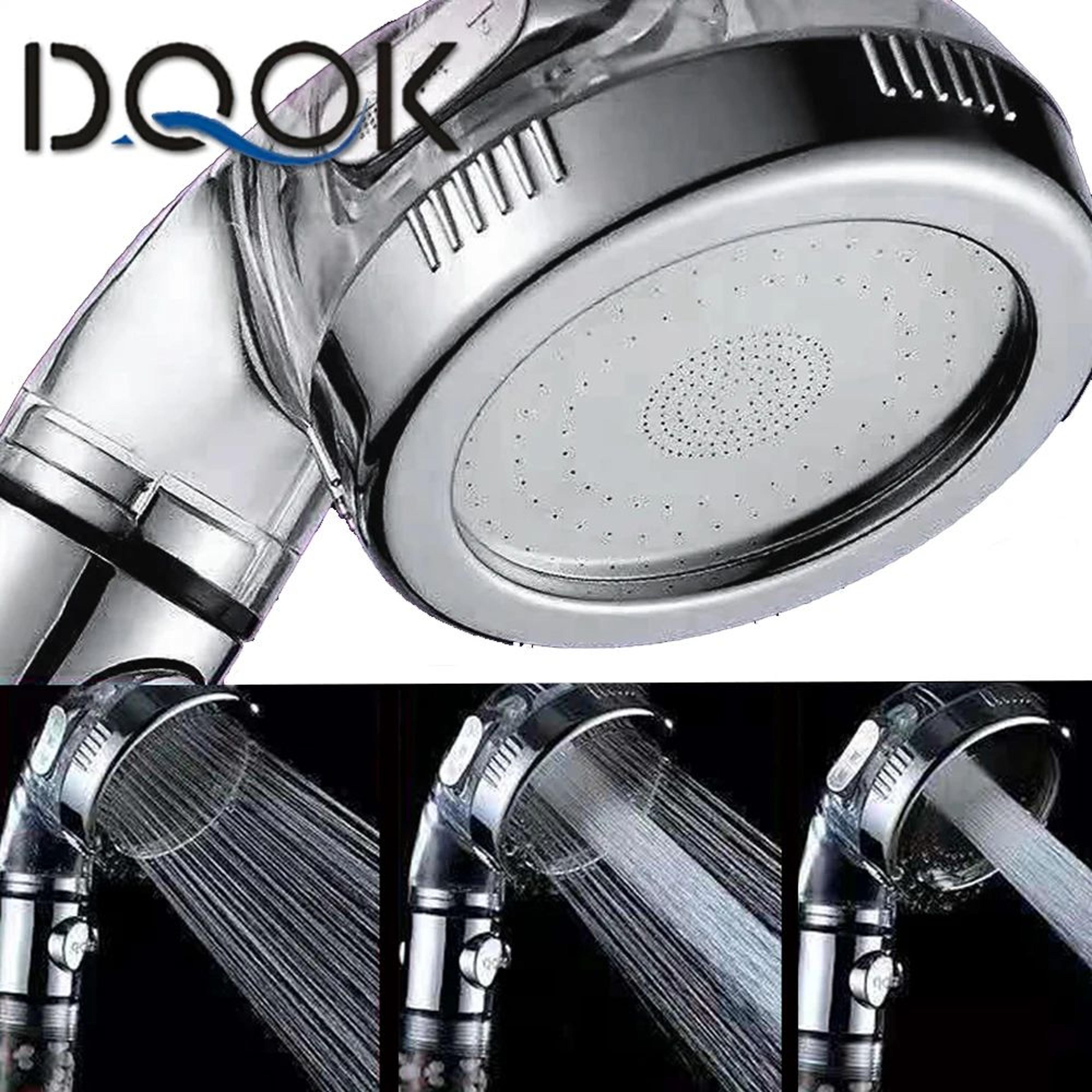360 Degree Rotating Shower Head With Fan Design And Rain Spray 5