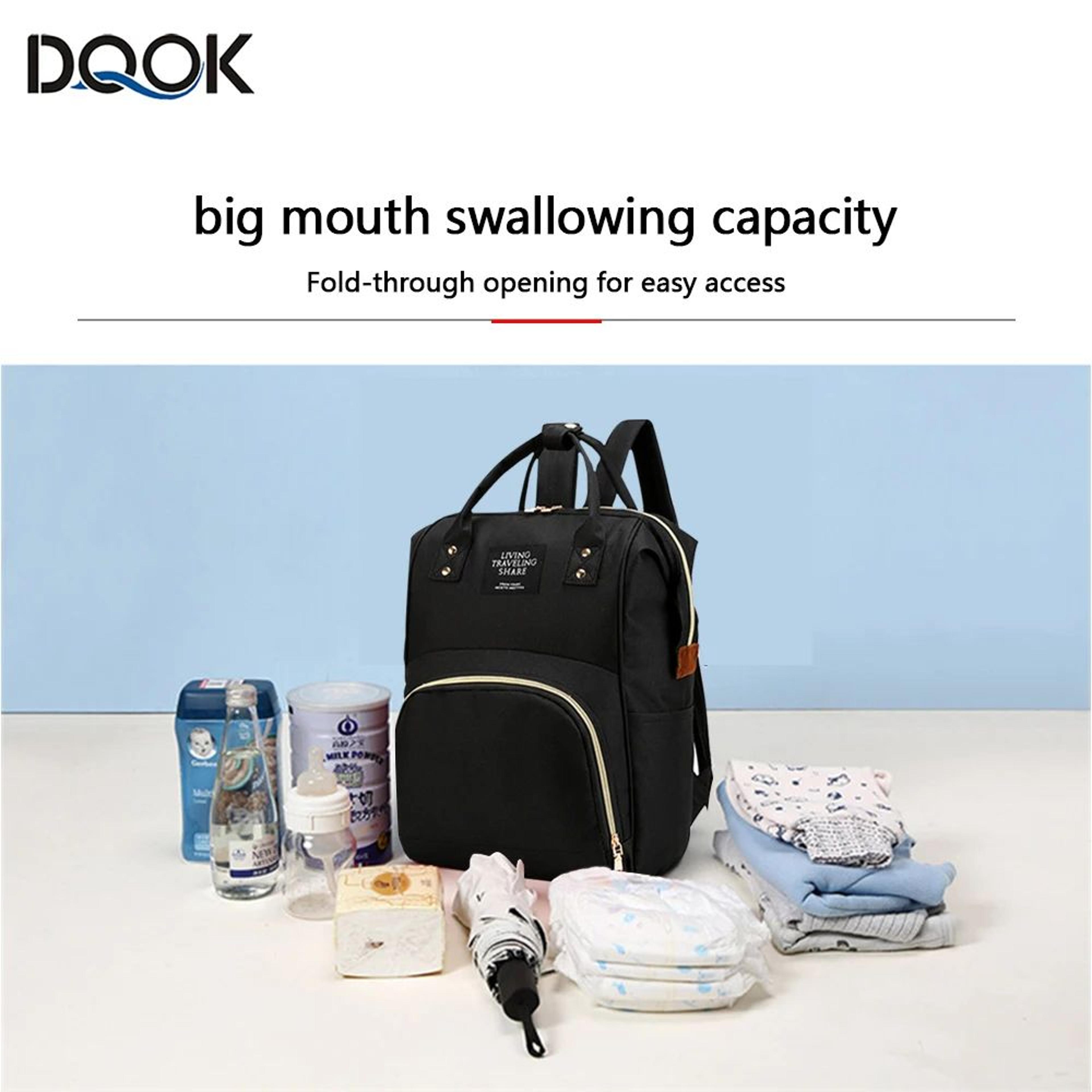 Large Capacity Waterproof Baby Diaper Backpack For Travel And Everyday Care 2