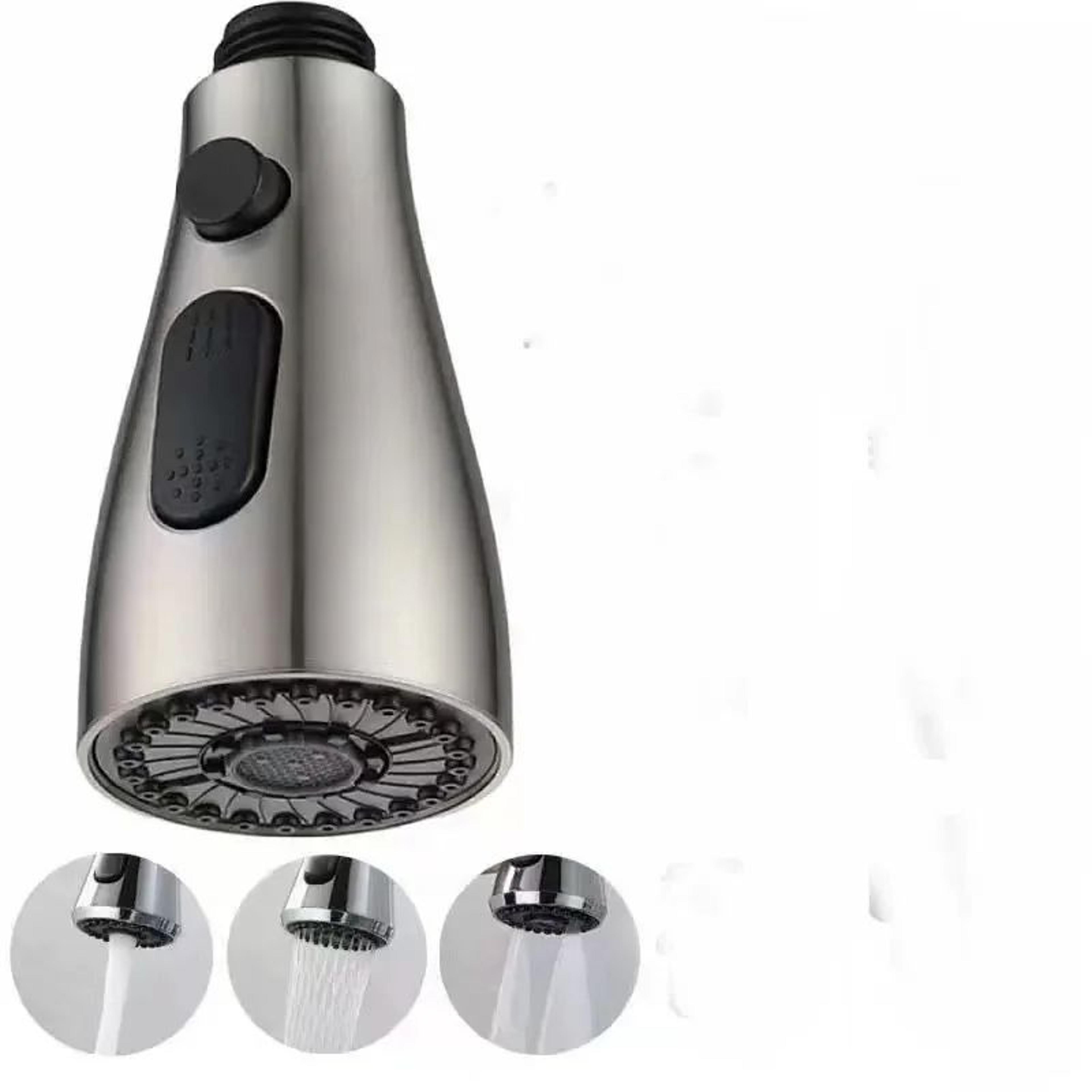 3 Mode Pull Out Faucet Sprayer Head With Half Inch Connection 2