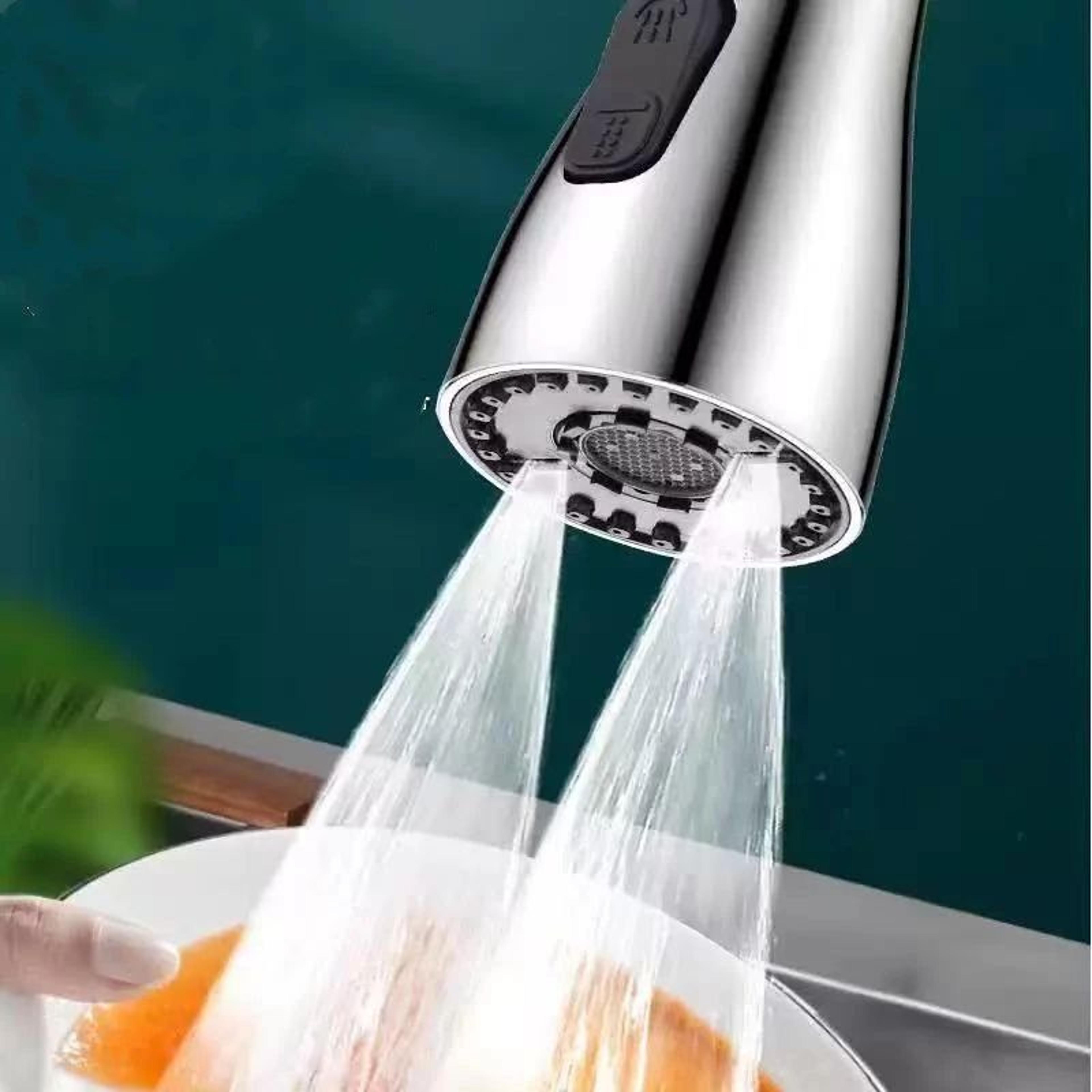 3 Mode Pull Out Faucet Sprayer Head With Half Inch Connection 6