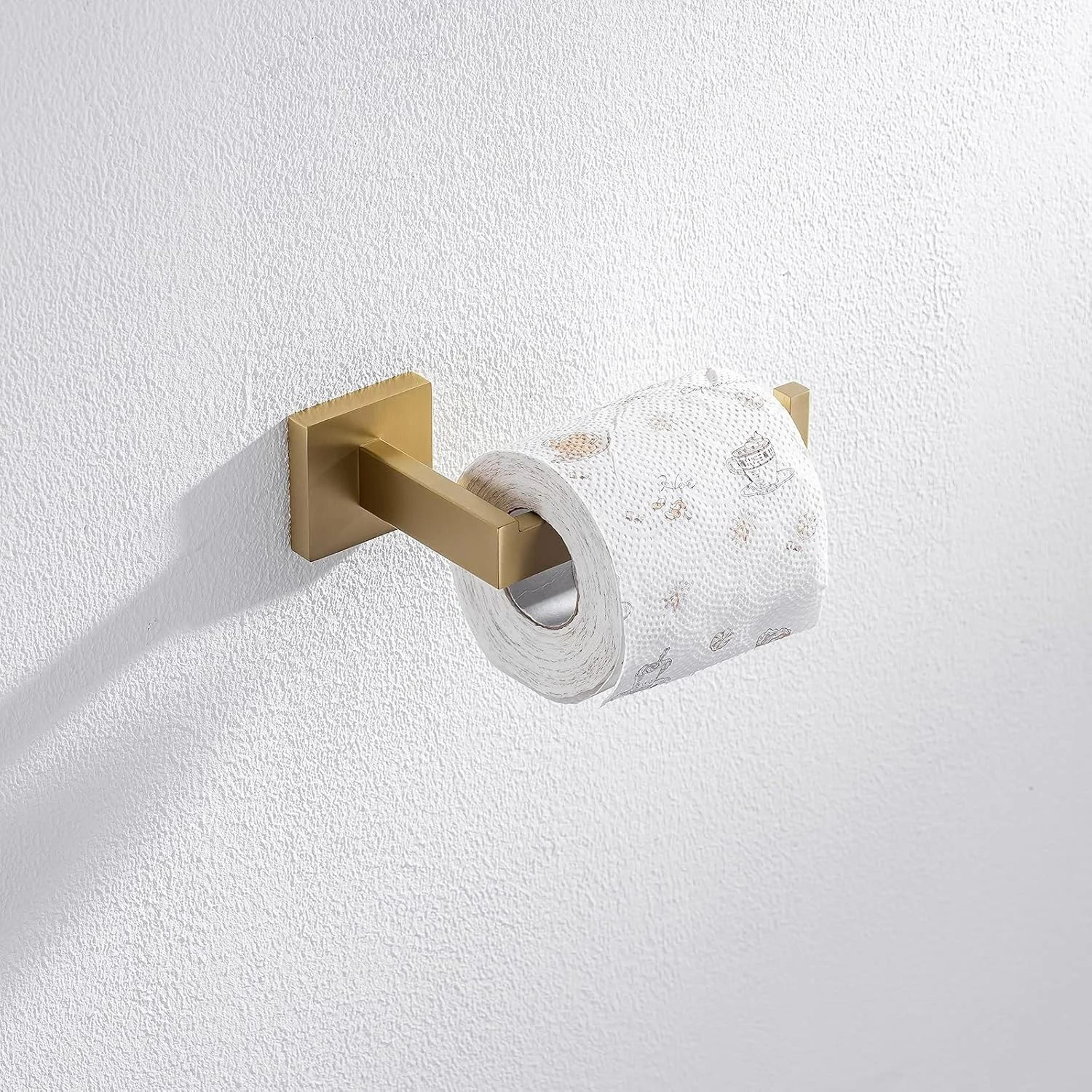 Matte Black 304 Stainless Steel Wall Mounted Toilet Paper Holder 10