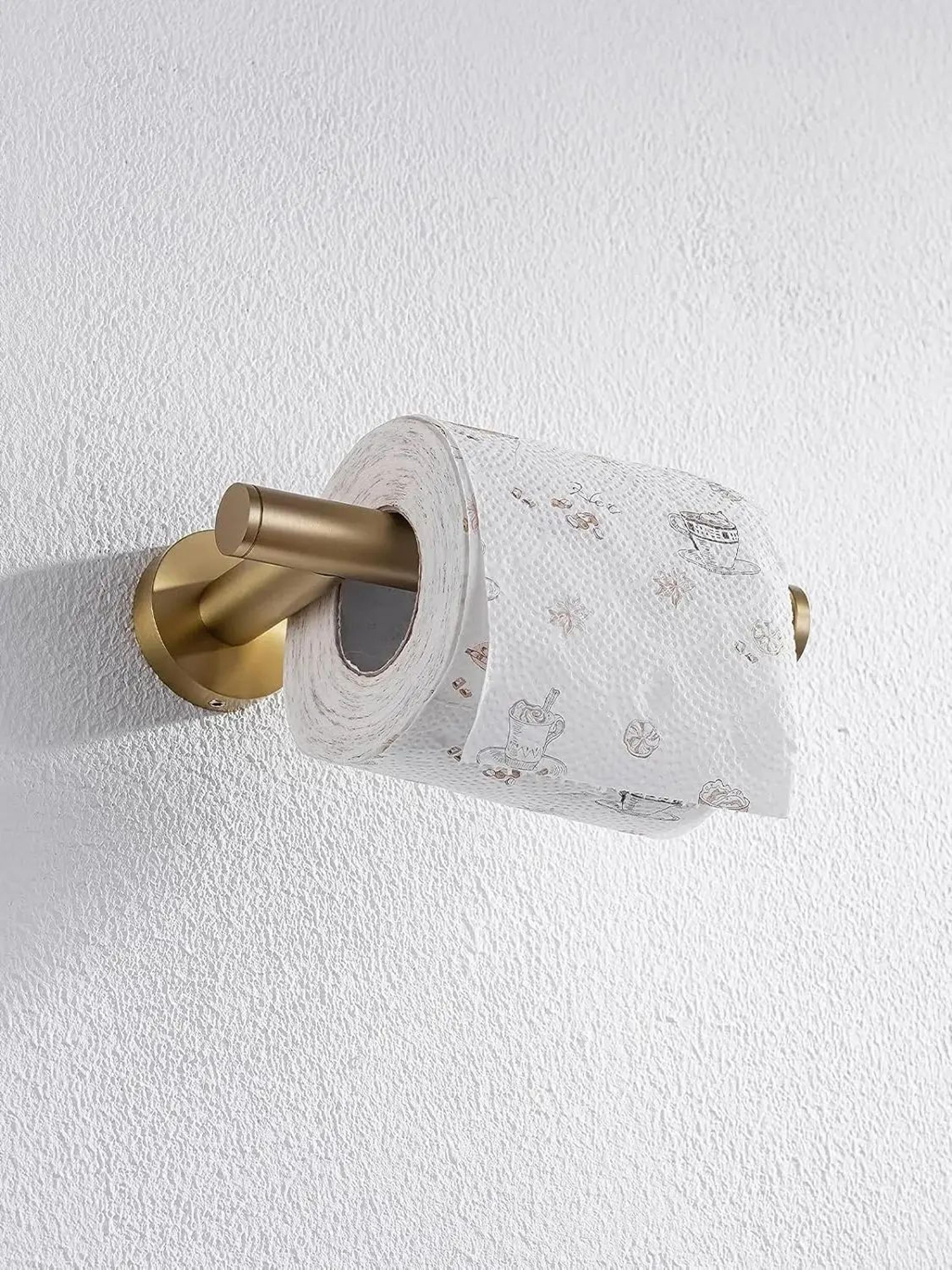 Matte Black 304 Stainless Steel Wall Mounted Toilet Paper Holder 9