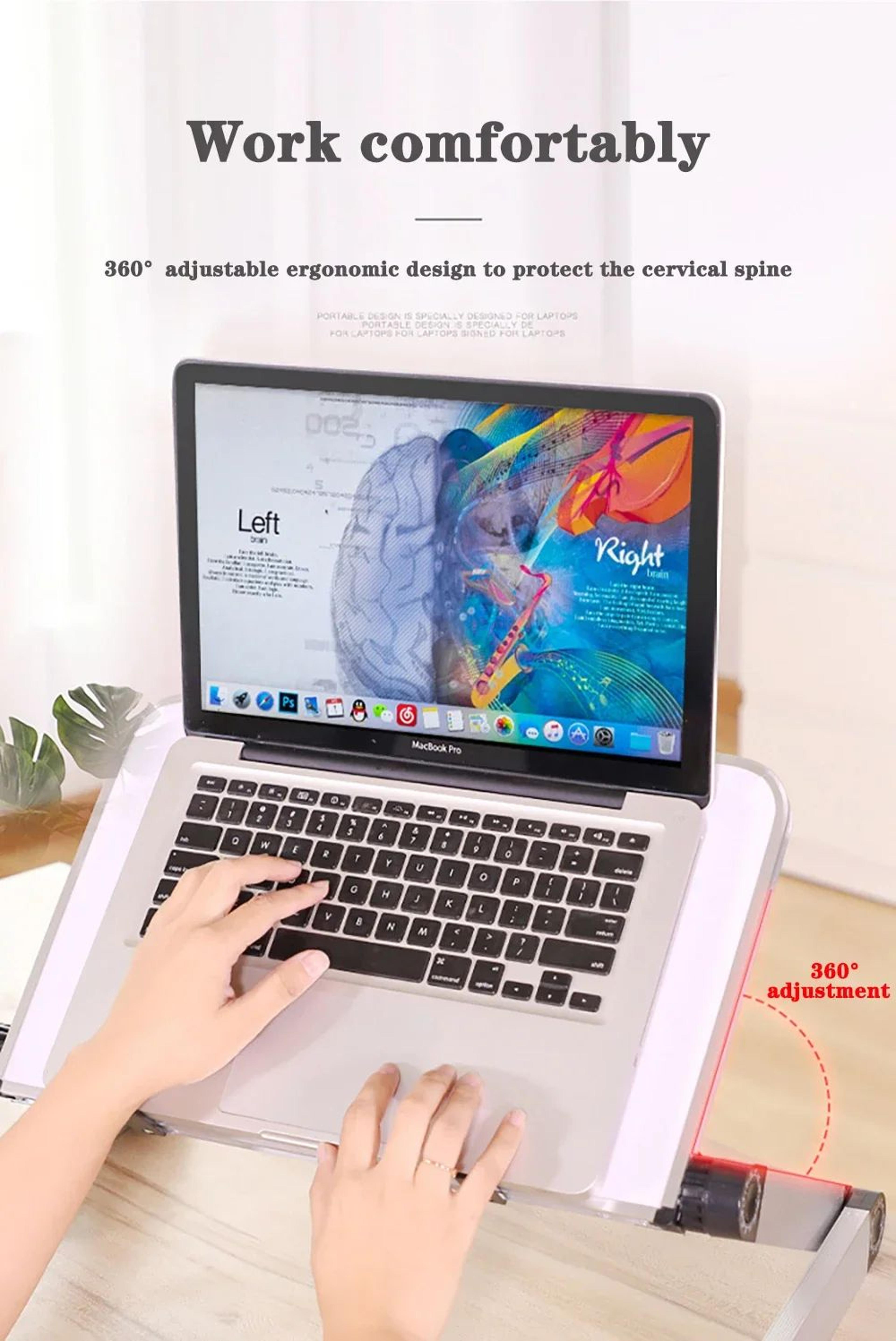 Adjustable Foldable Laptop Stand For Notebook And Tablet Support 7