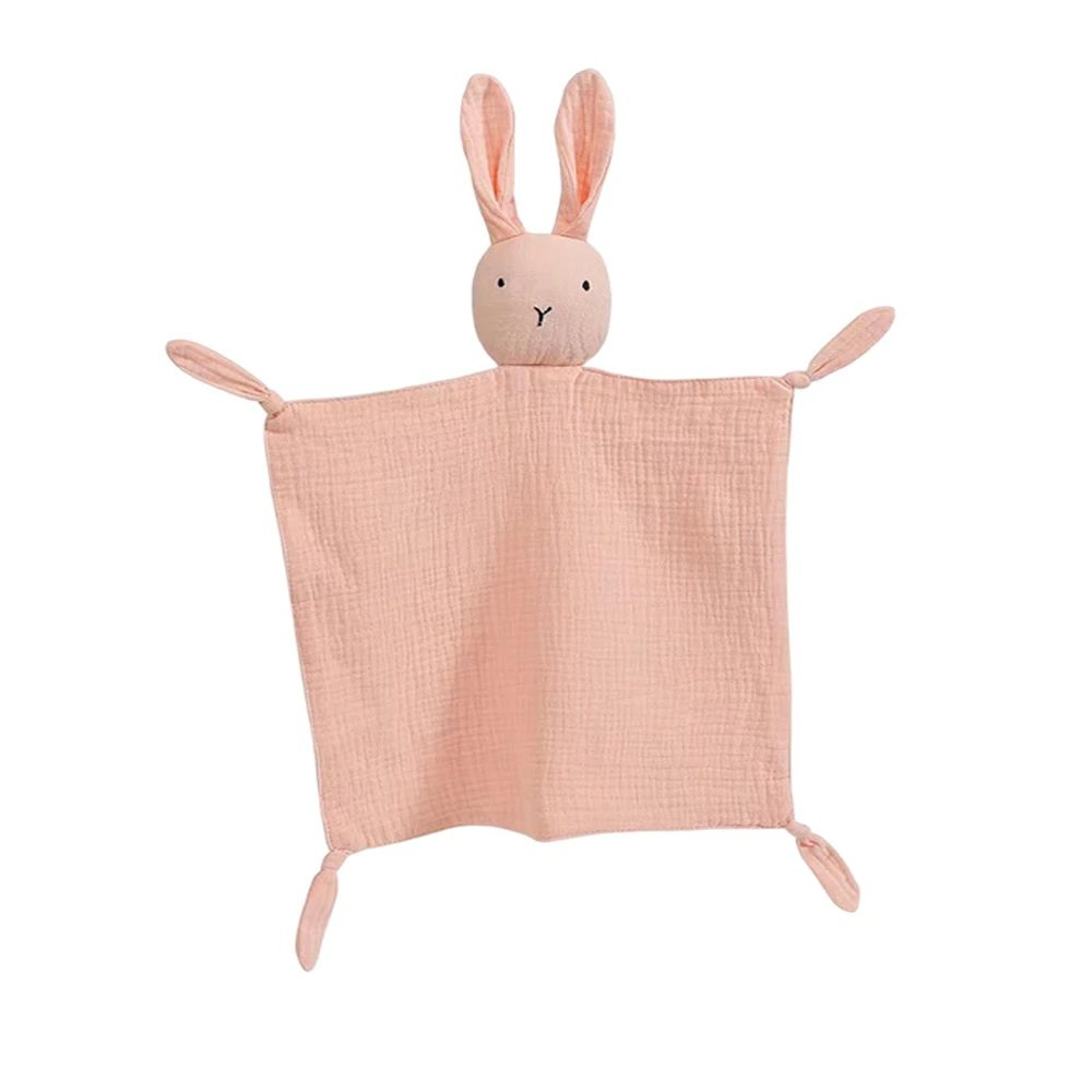 Soft Cotton Muslin Baby Comforter Blanket And Cuddle Toy 9