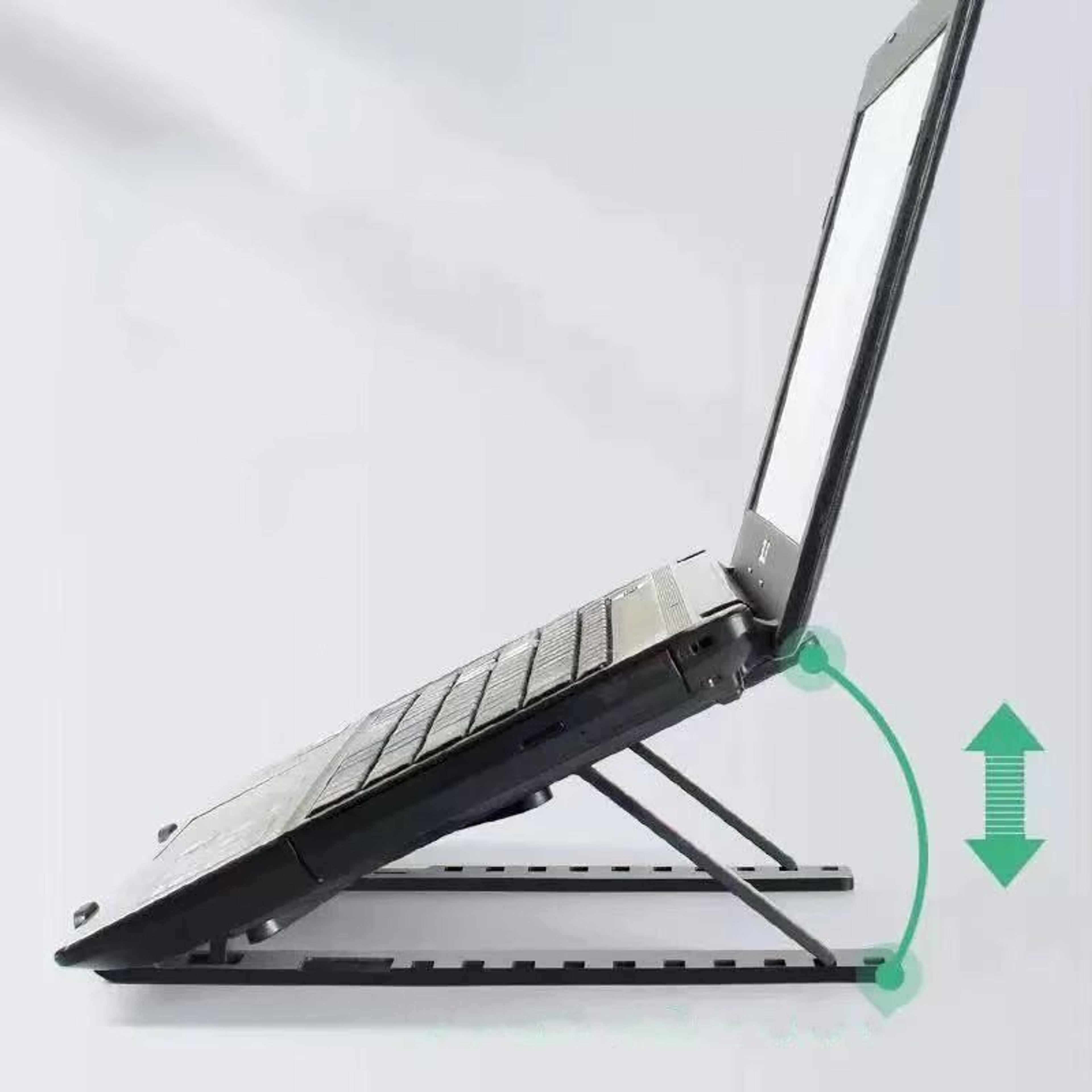foldable adjustable abs laptop stand for macbook air pro and notebooks