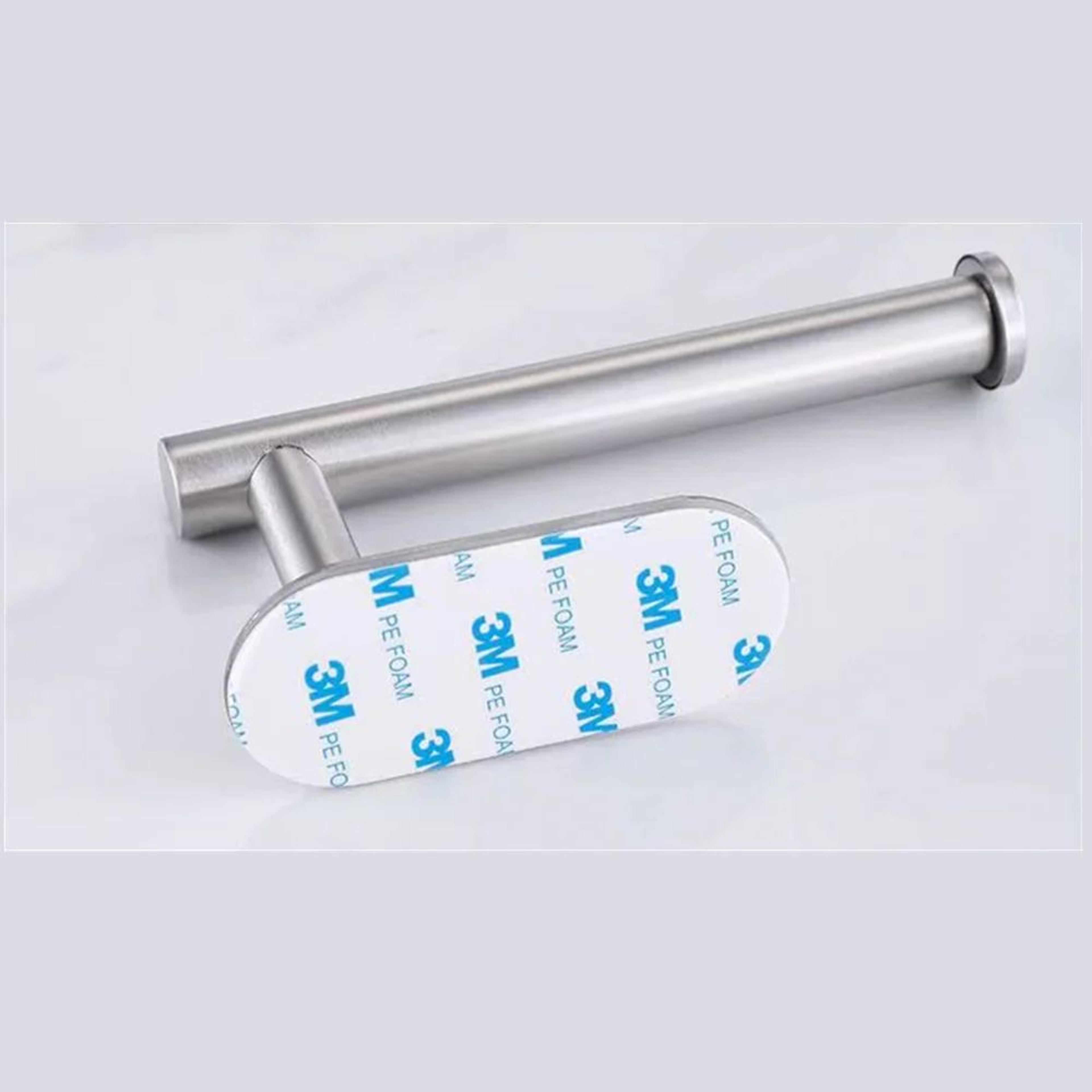 Self Adhesive Stainless Steel Toilet Paper And Towel Holder For Bathroom Kitchen 3